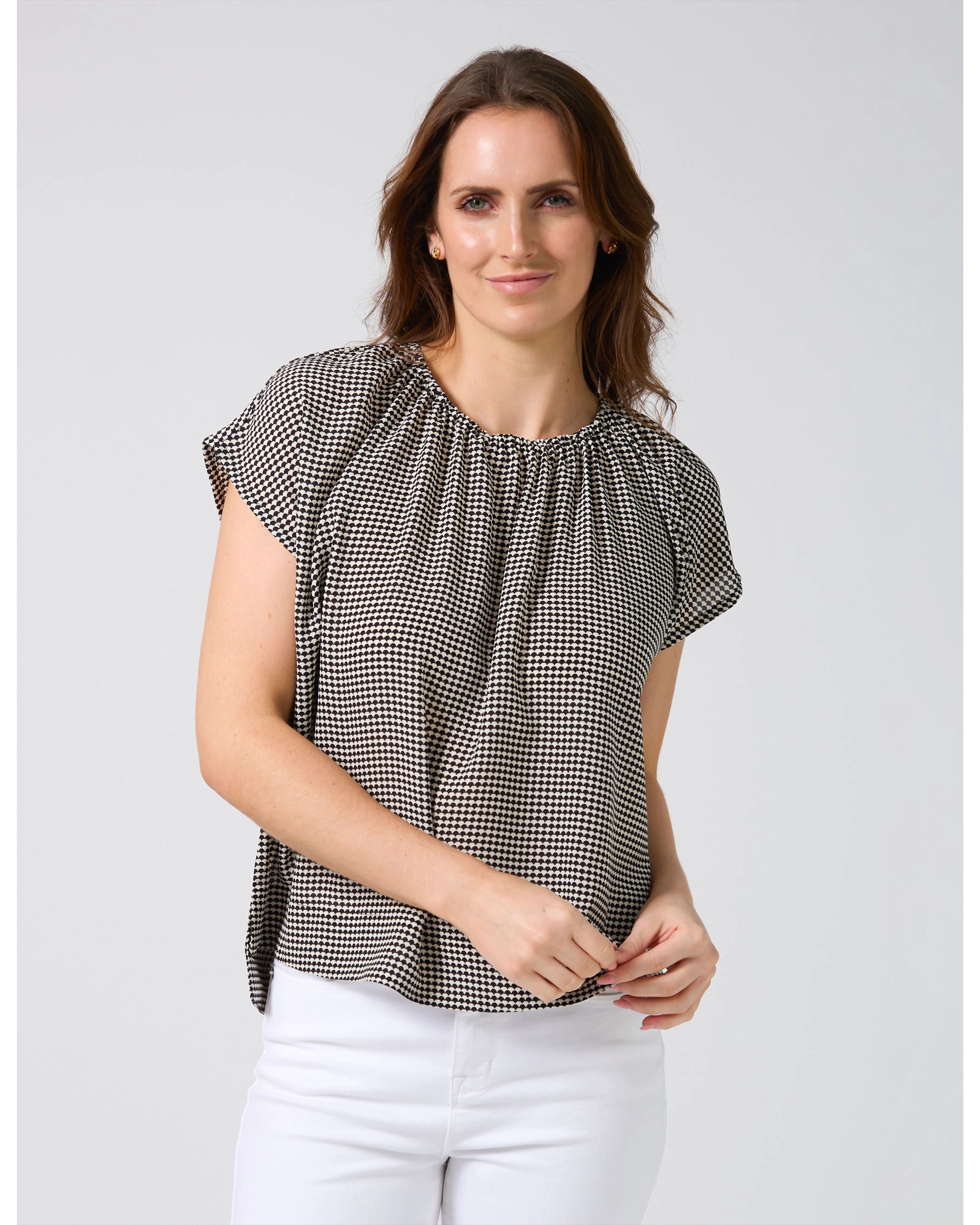 Clio Blouse - Fish Scale