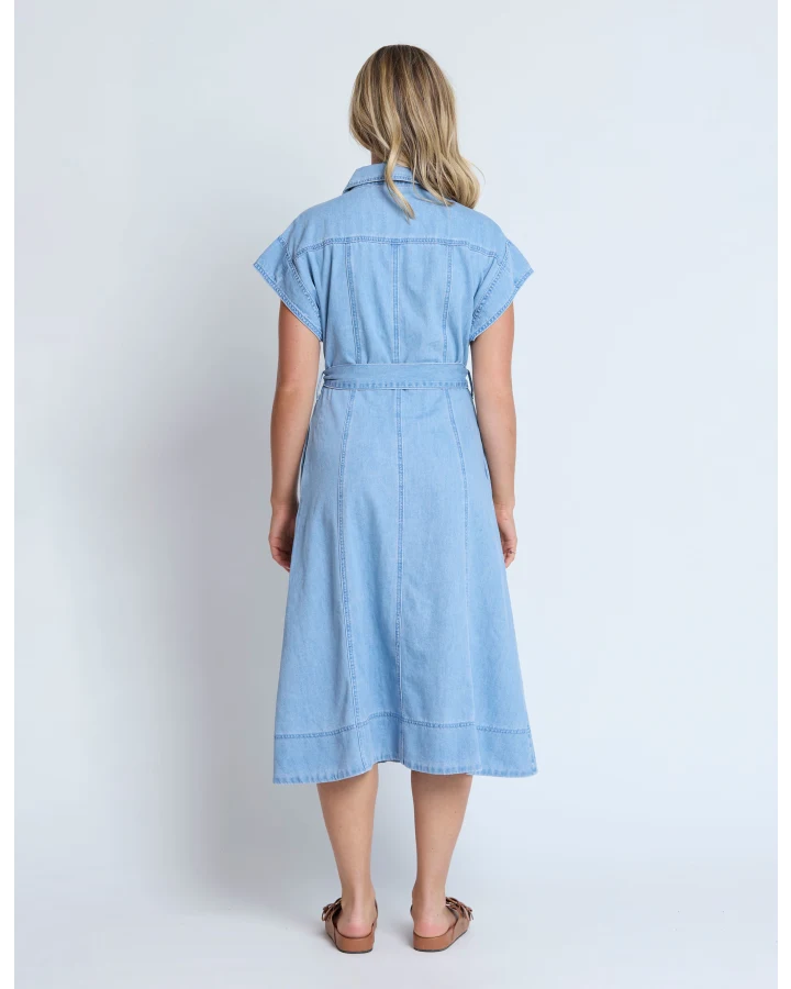 Duke Dress - Light Wash
