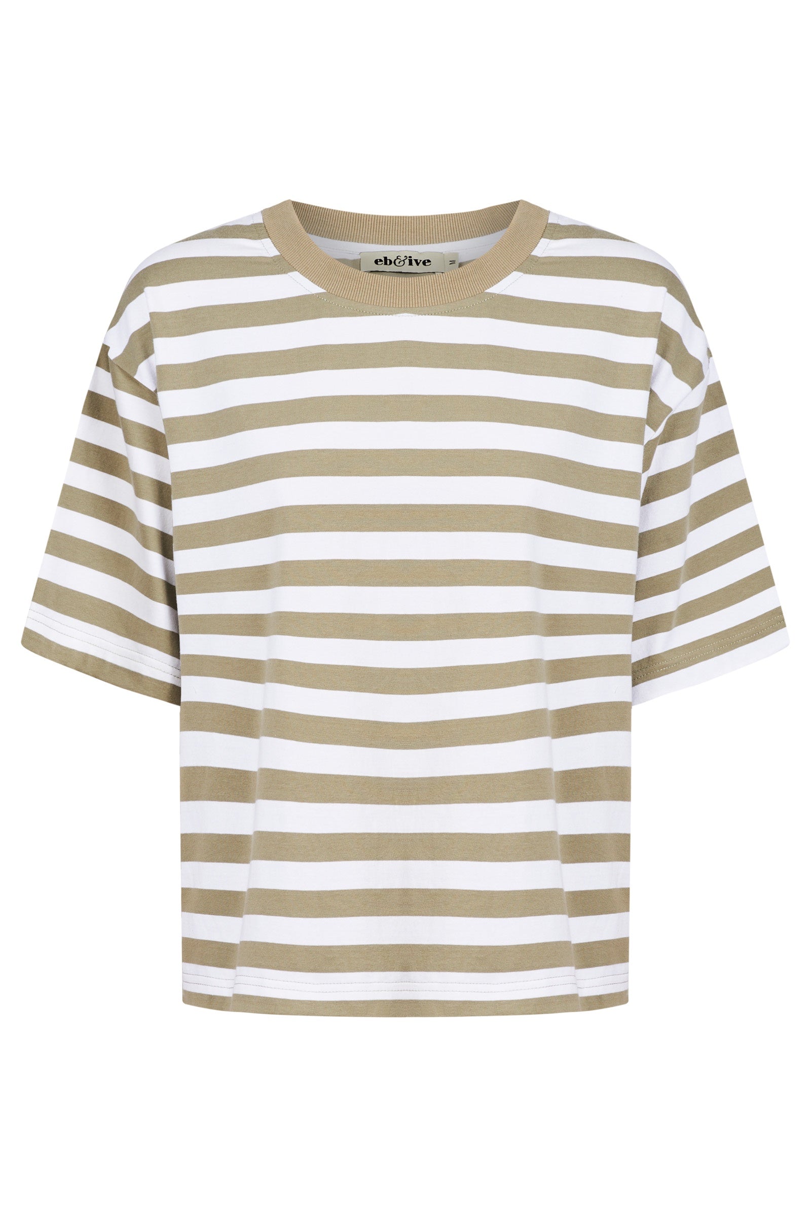 Studio Stripe T Shirt - Olive