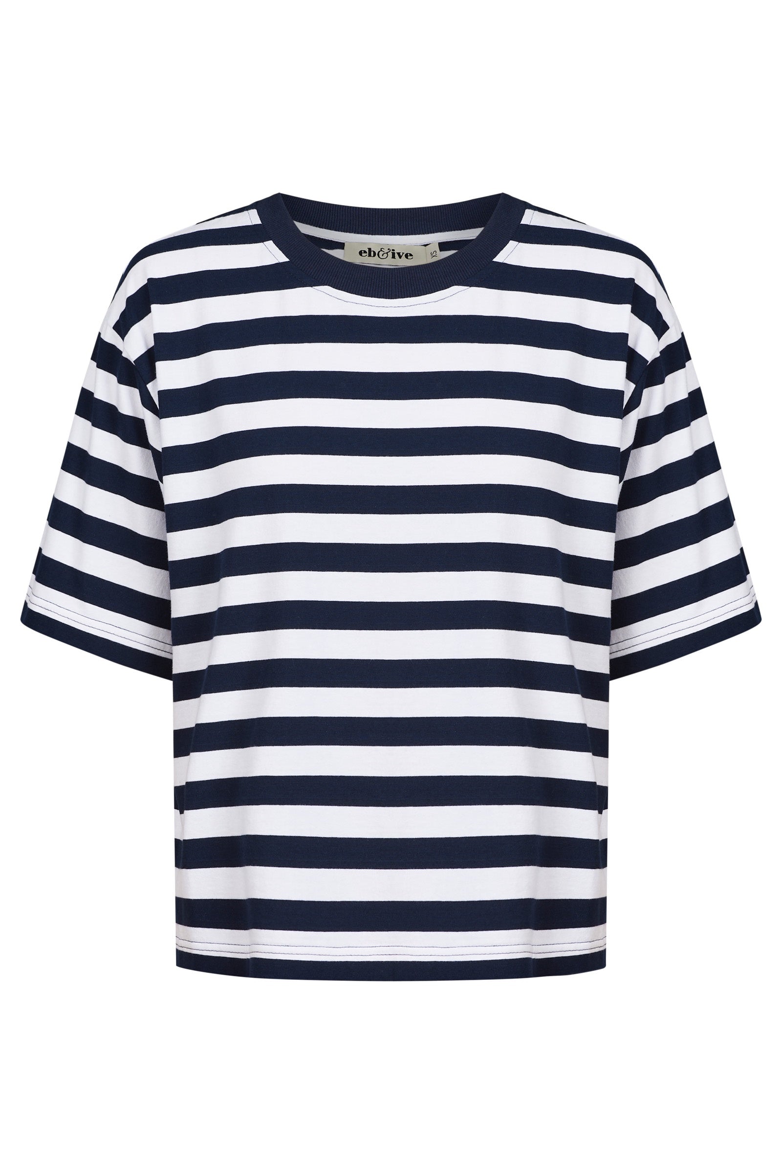 Studio Stripe T Shirt - Indigo
