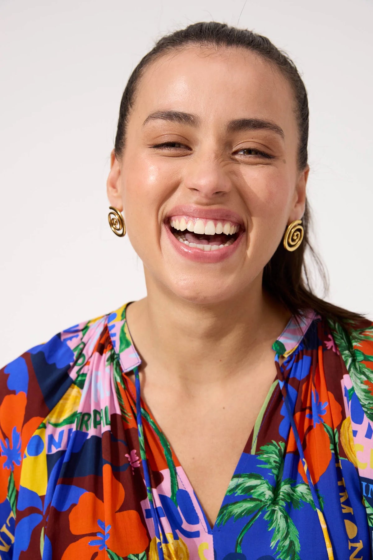 Bahama Circle Earring - Spiral