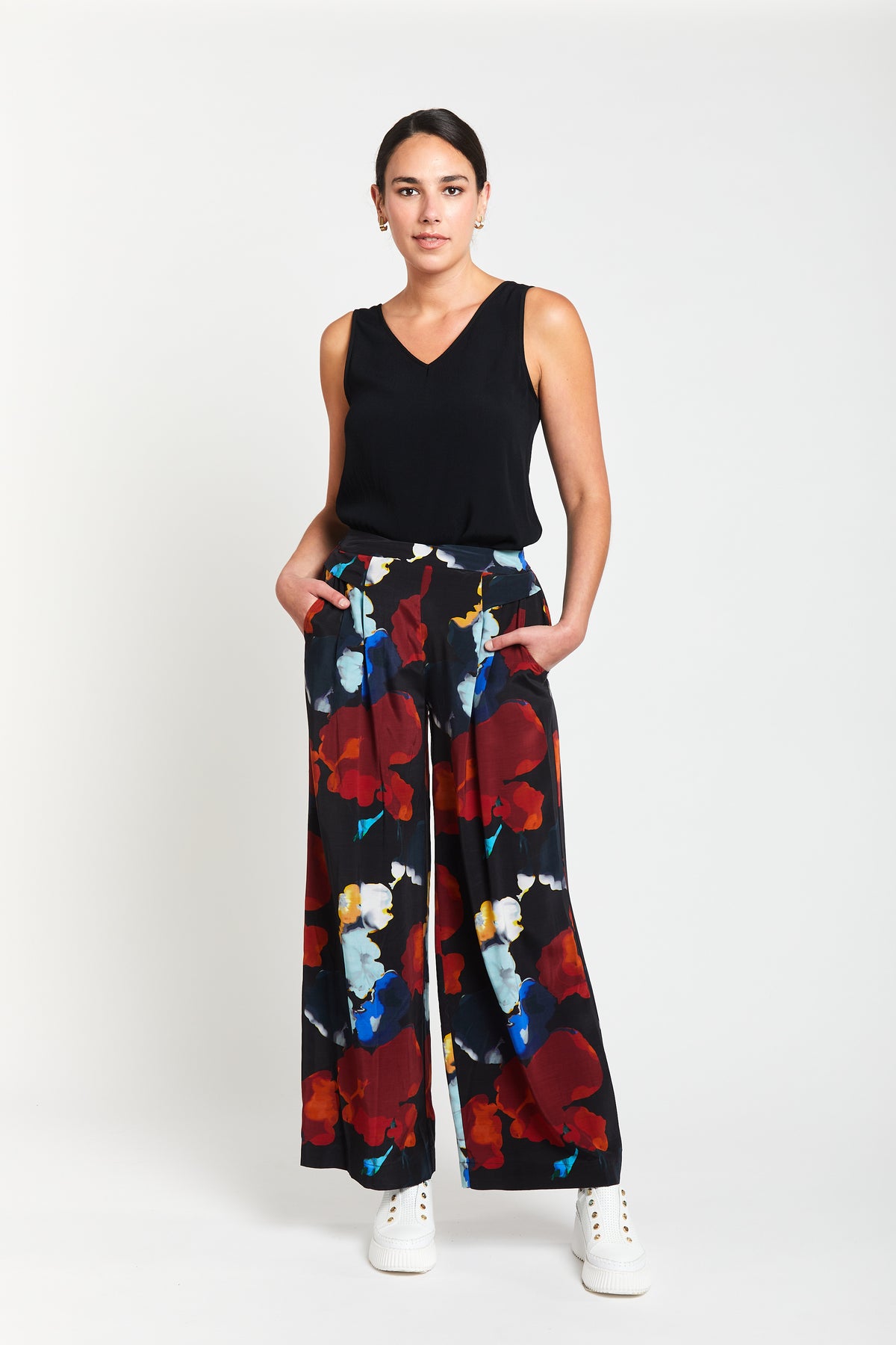 Obi CLEARANCE Rive Gauche Pleat Palazzo Pant - Rive Gauche