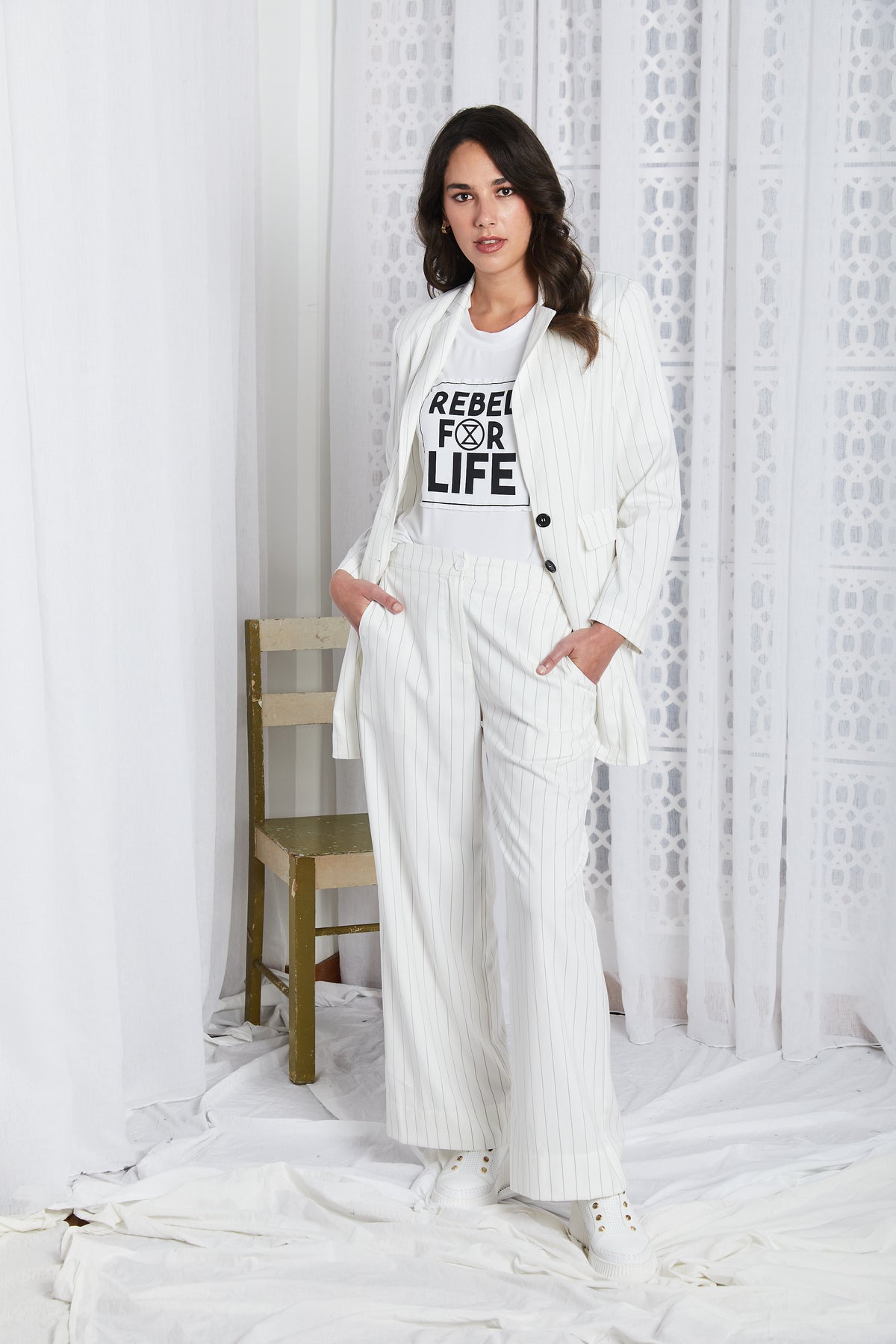 Obi CLEARANCE Rebel For Life Tee - White