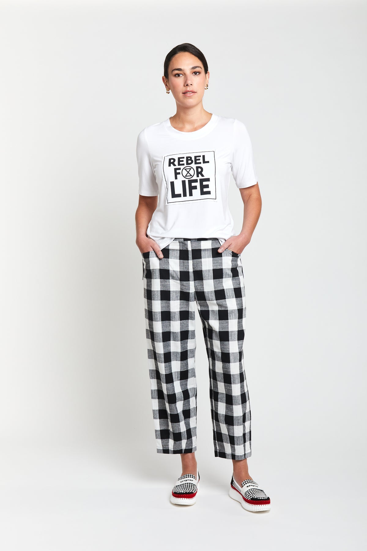 Obi CLEARANCE Rebel For Life Tee - White