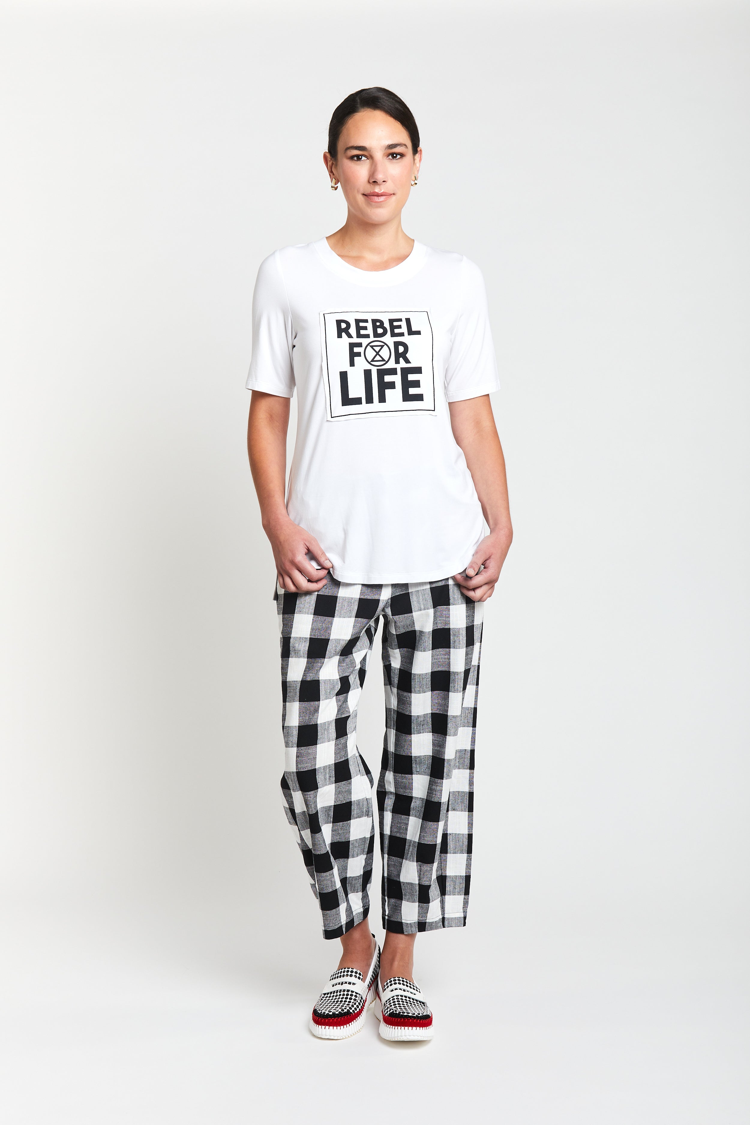 Rebel For Life Tee - White