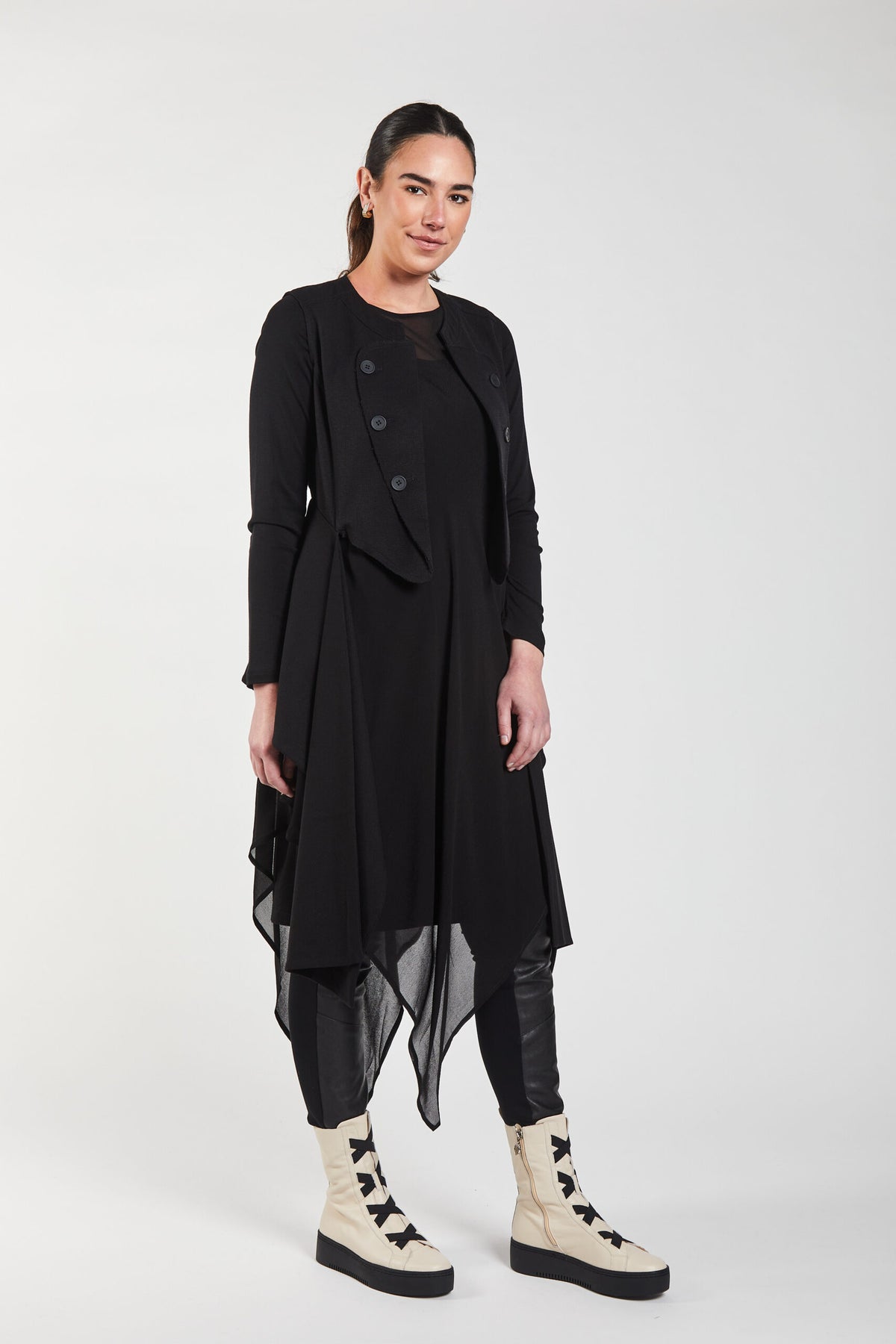 Obi Dobby Military Vest - Black
