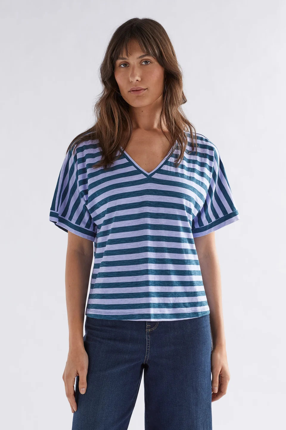 Seter Tee - Peacock / Haze