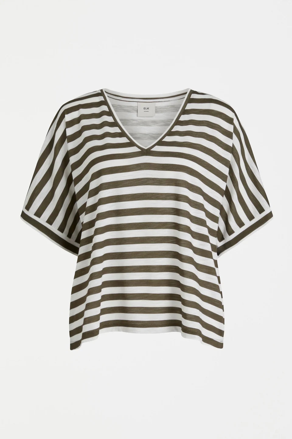 Seter Tee - White / Olive