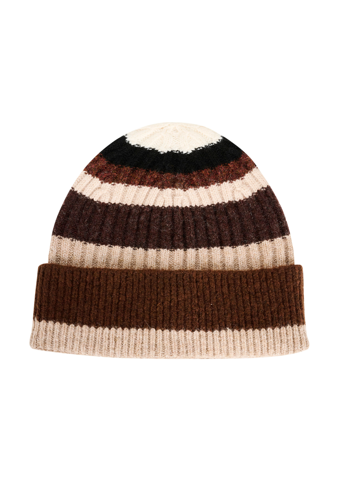 Alaska Stripe Beanie - Black