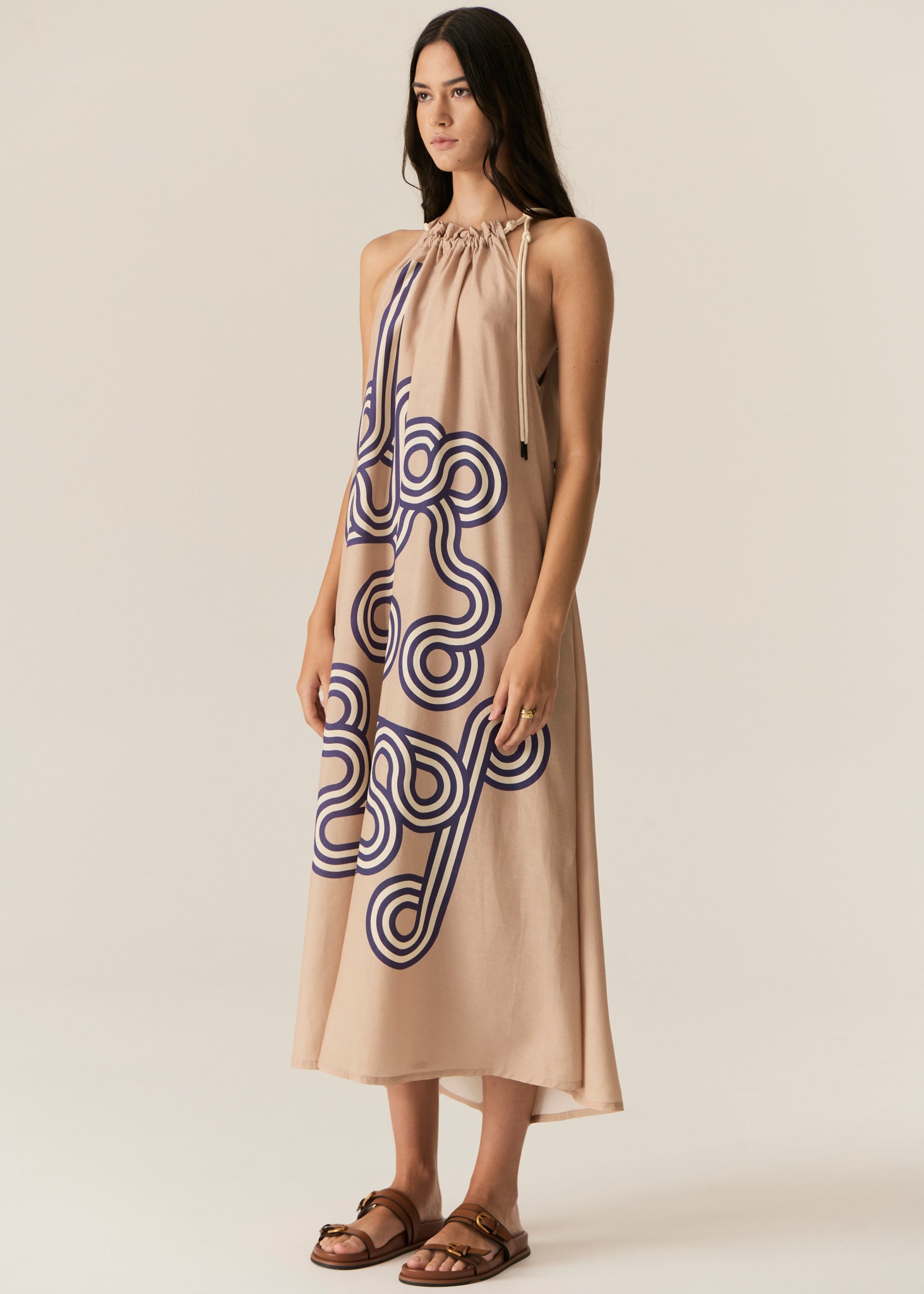 Alter Tie Dress - Pebble Alter