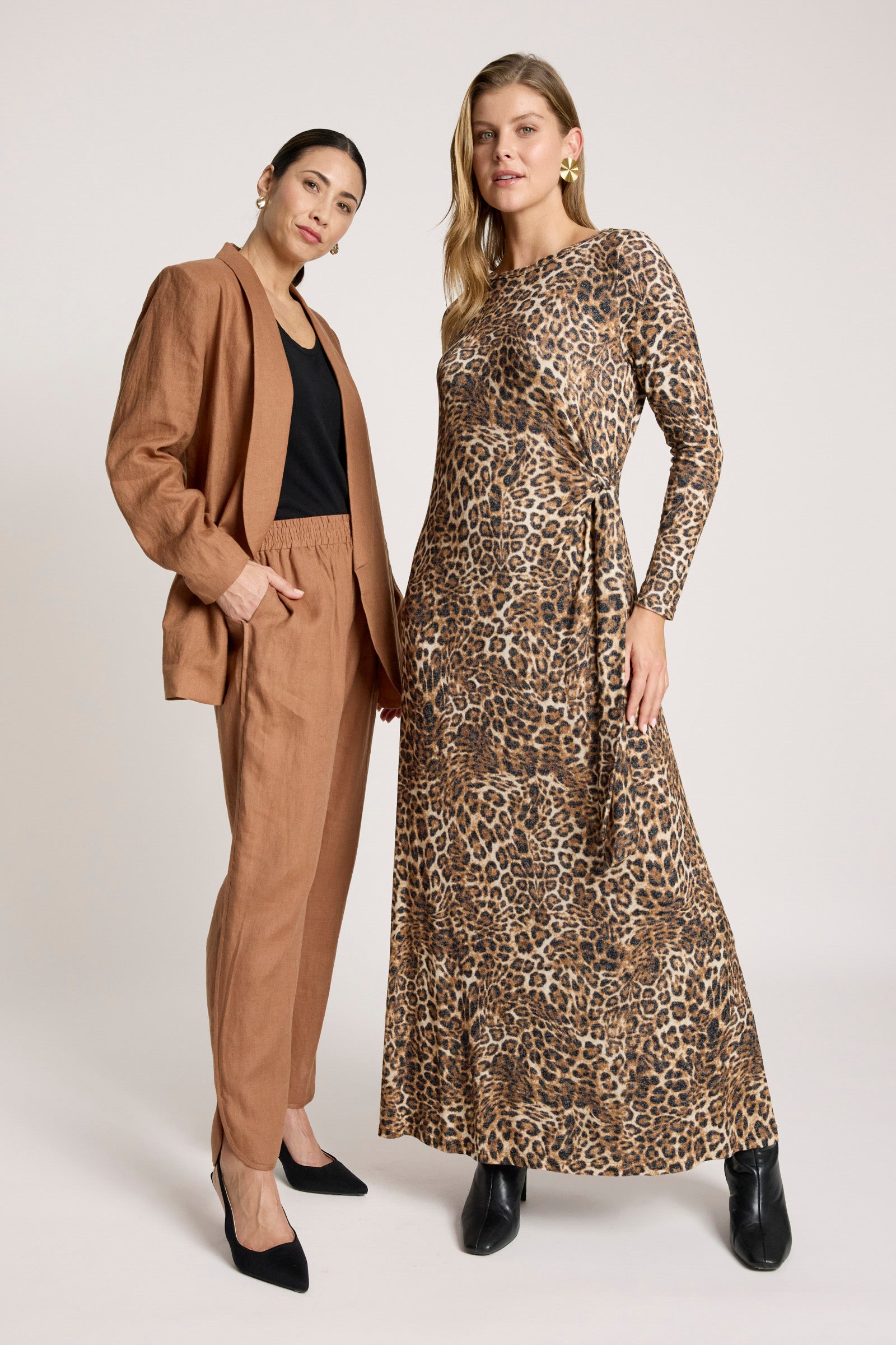 Aria Tie Maxi Dress - Nomad