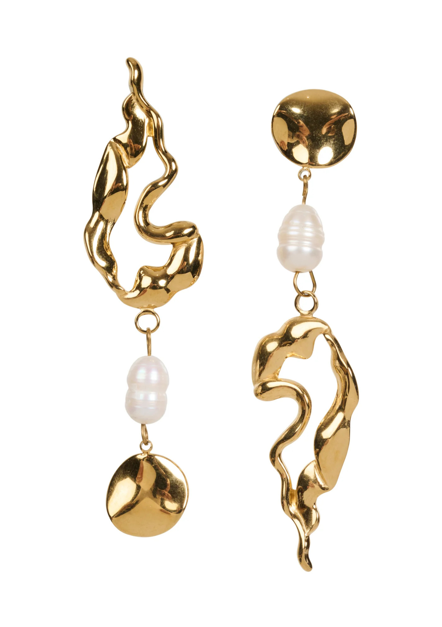 Aurora Pearl Earrings - Ripple