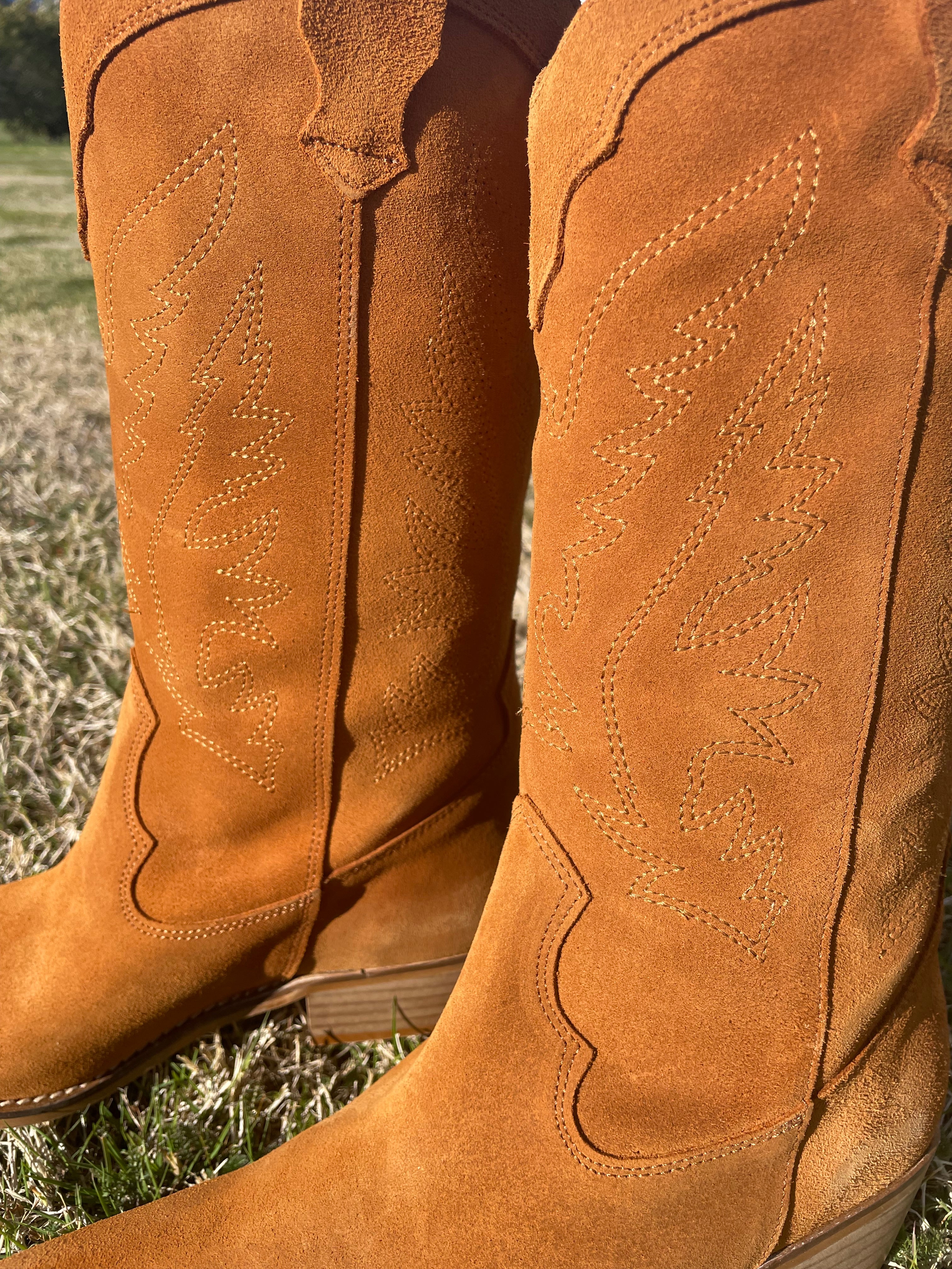 CLEARANCE Diana Cowboy Boots - Setter Bordado