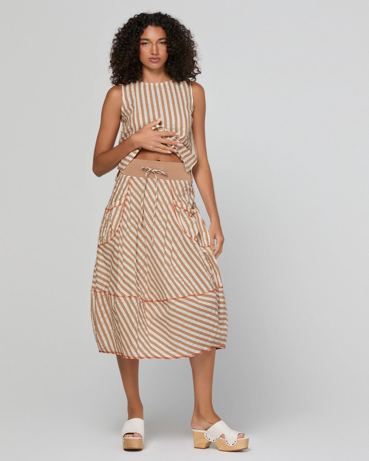 Guru Skirt - Sandy Stripe COMING SOON