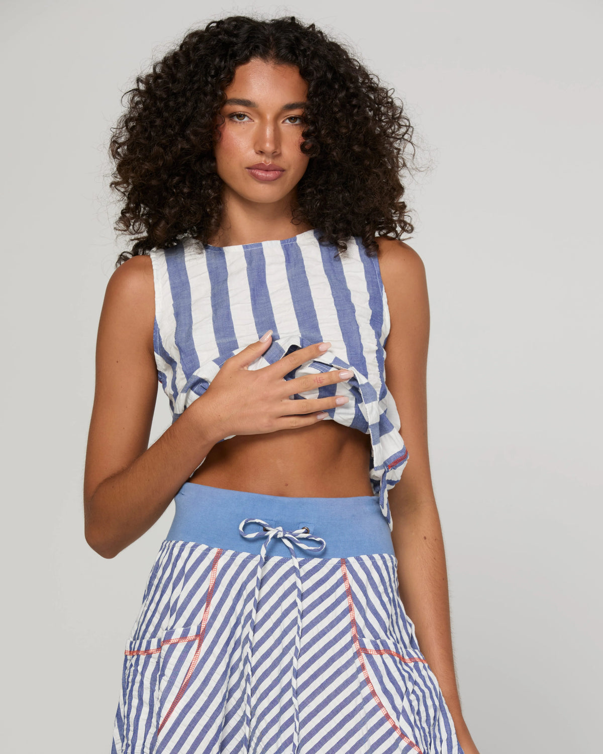 Guru Skirt - Ocean Stripe COMING SOON