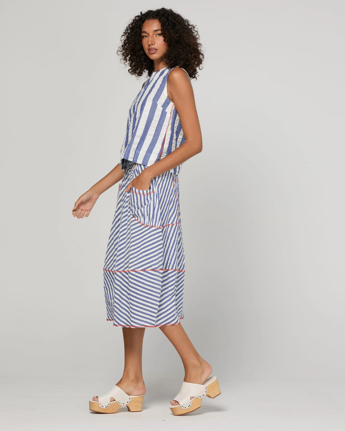 Guru Skirt - Ocean Stripe COMING SOON