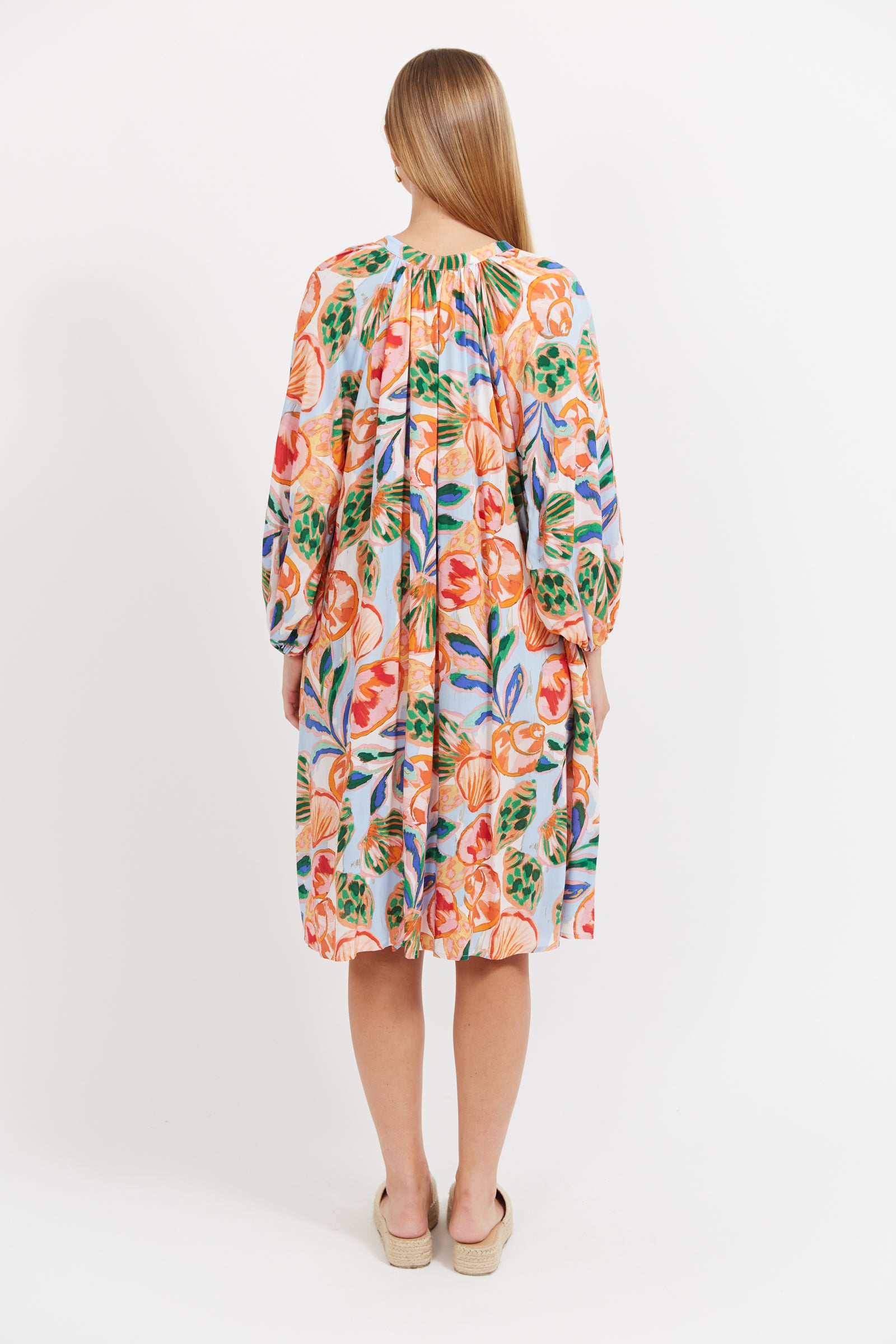 Baja Relaxed Dress - Tide