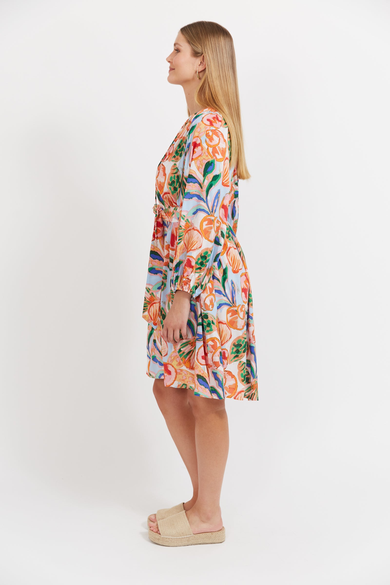 Baja Relaxed Dress - Tide