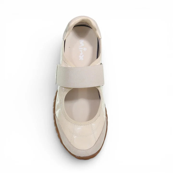 Minx Bella Mary Jane Sneaker - Cream PRE ORDER