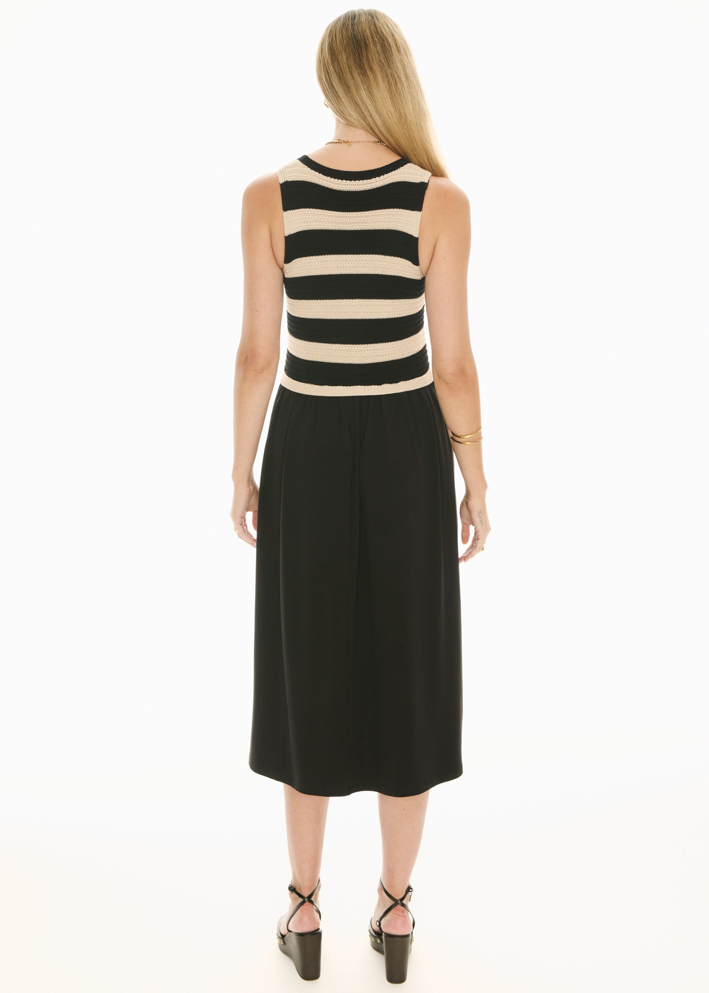 Bonde Knit Dress - Black / Ivory