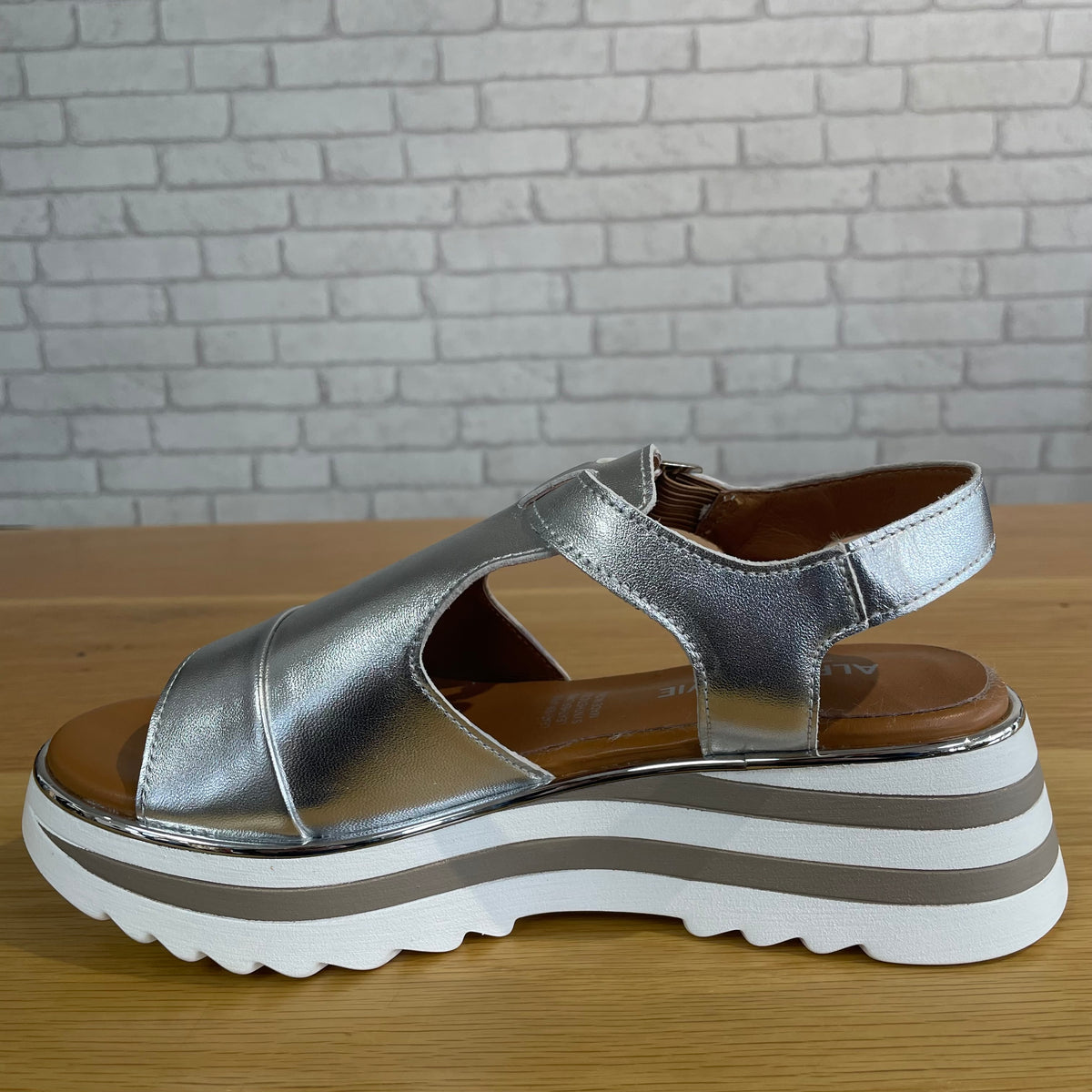 Alfie & Evie Hallie Flatform - Silver