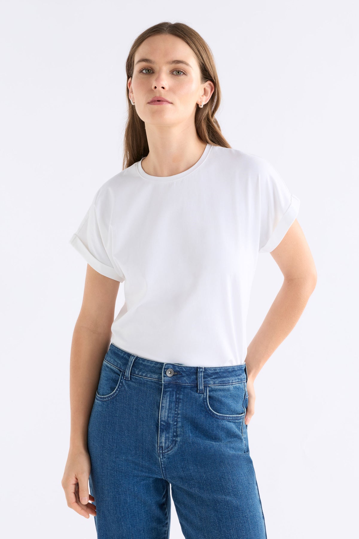 Elk Cille T Shirt - White