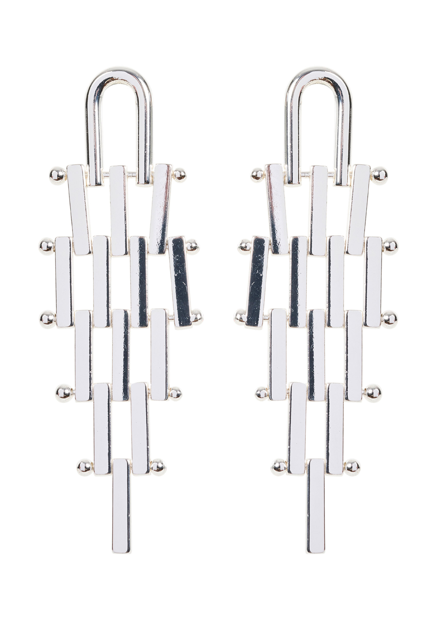 Darby Drop Earrings - Silver