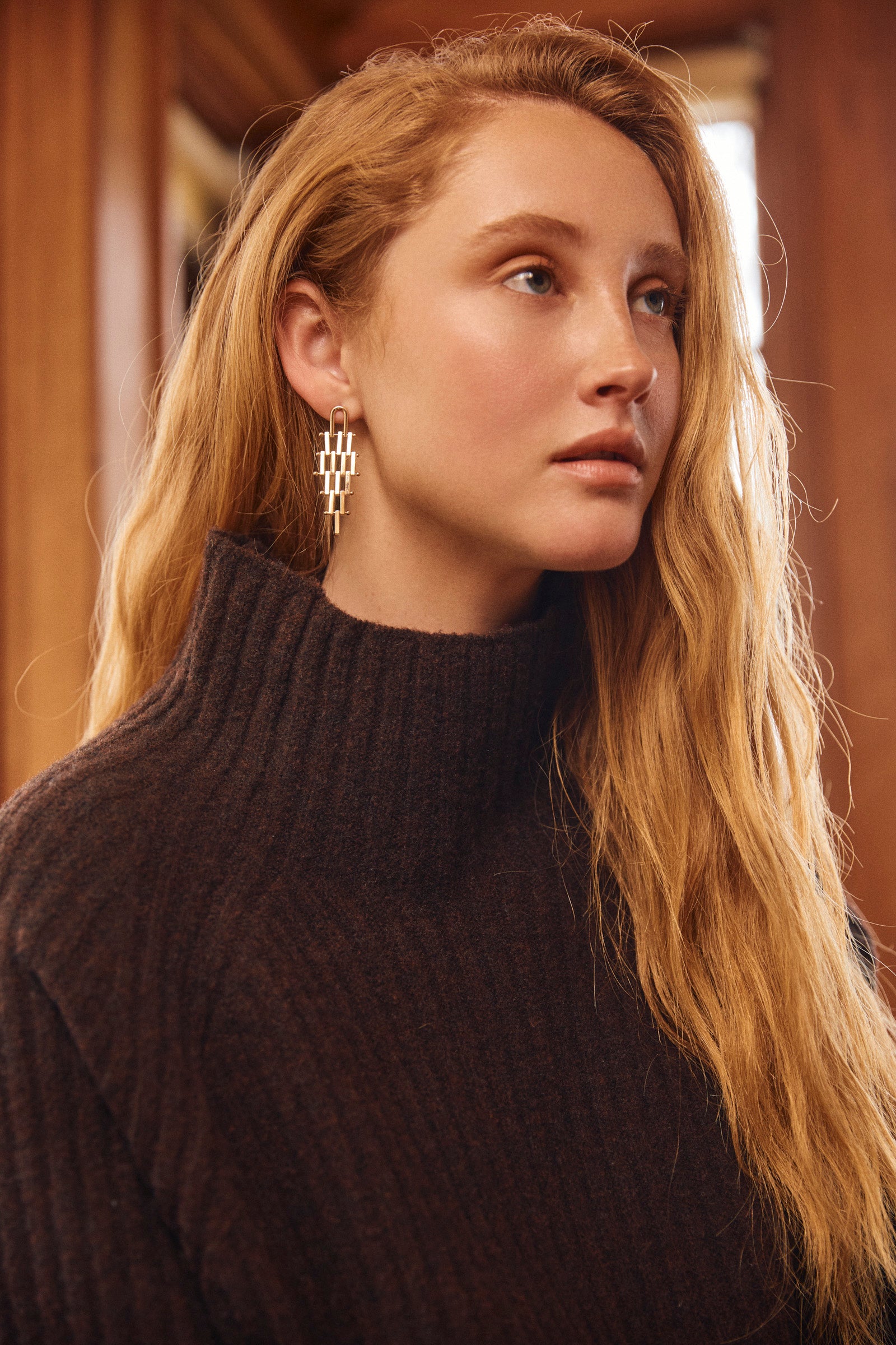 Darby Drop Earrings - Gold