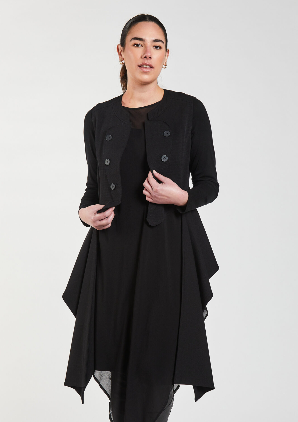 Obi Dobby Military Vest - Black