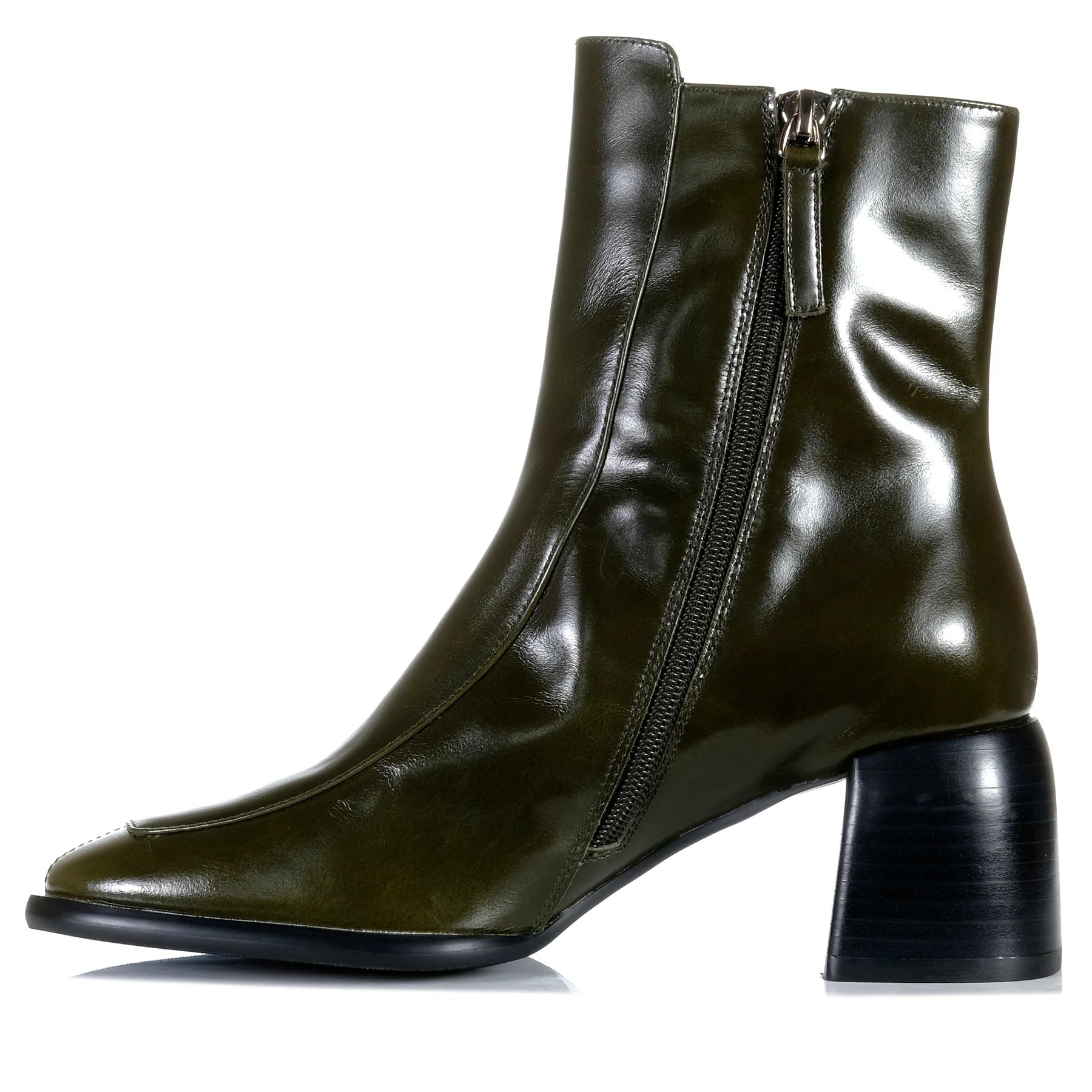 Charcoal Boot - Moss