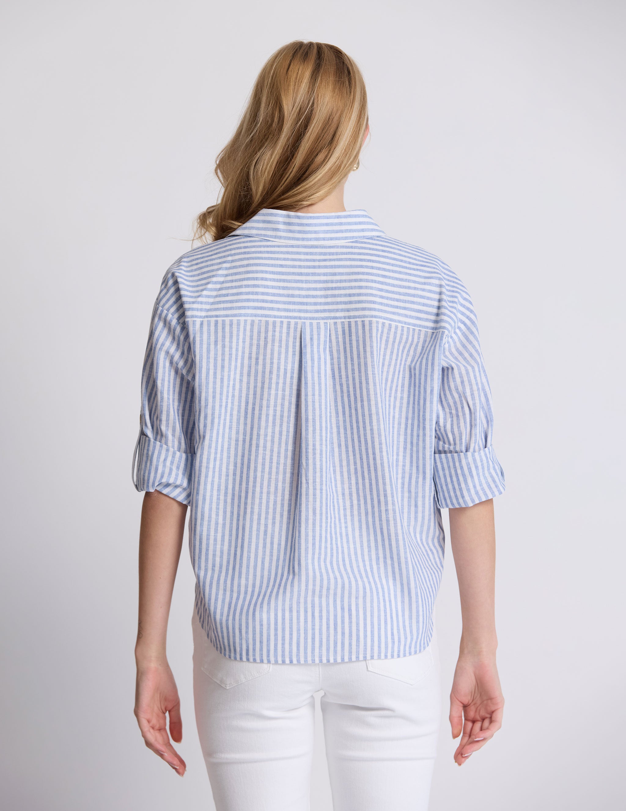 On Repeat Blouse - Sea Stripe