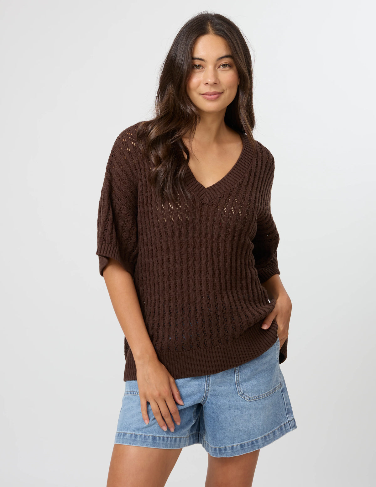 Stella + Gemma Tierra Knit - Coffee Bean