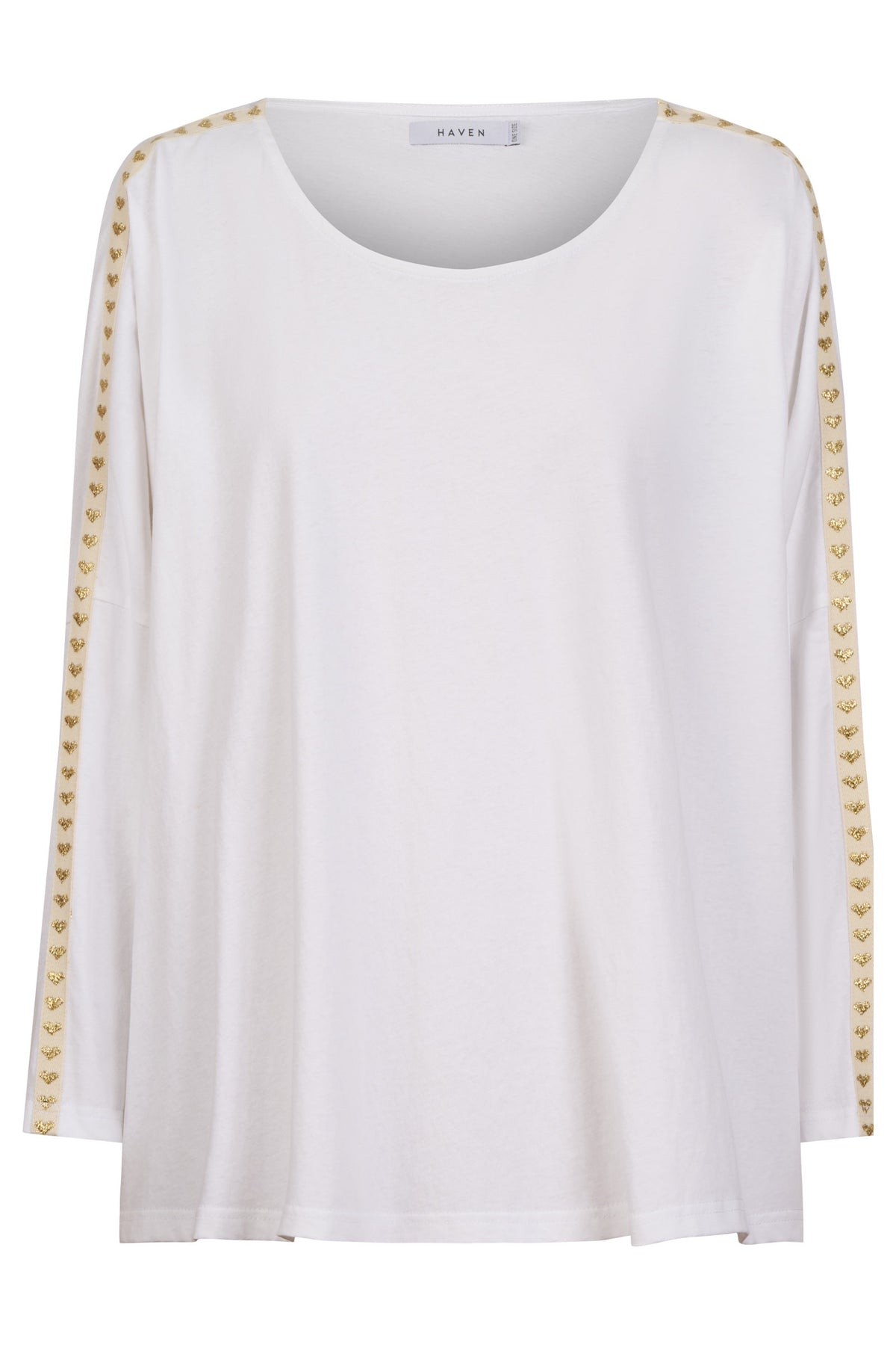 Haven Elba Long Sleeve T Shirt - White
