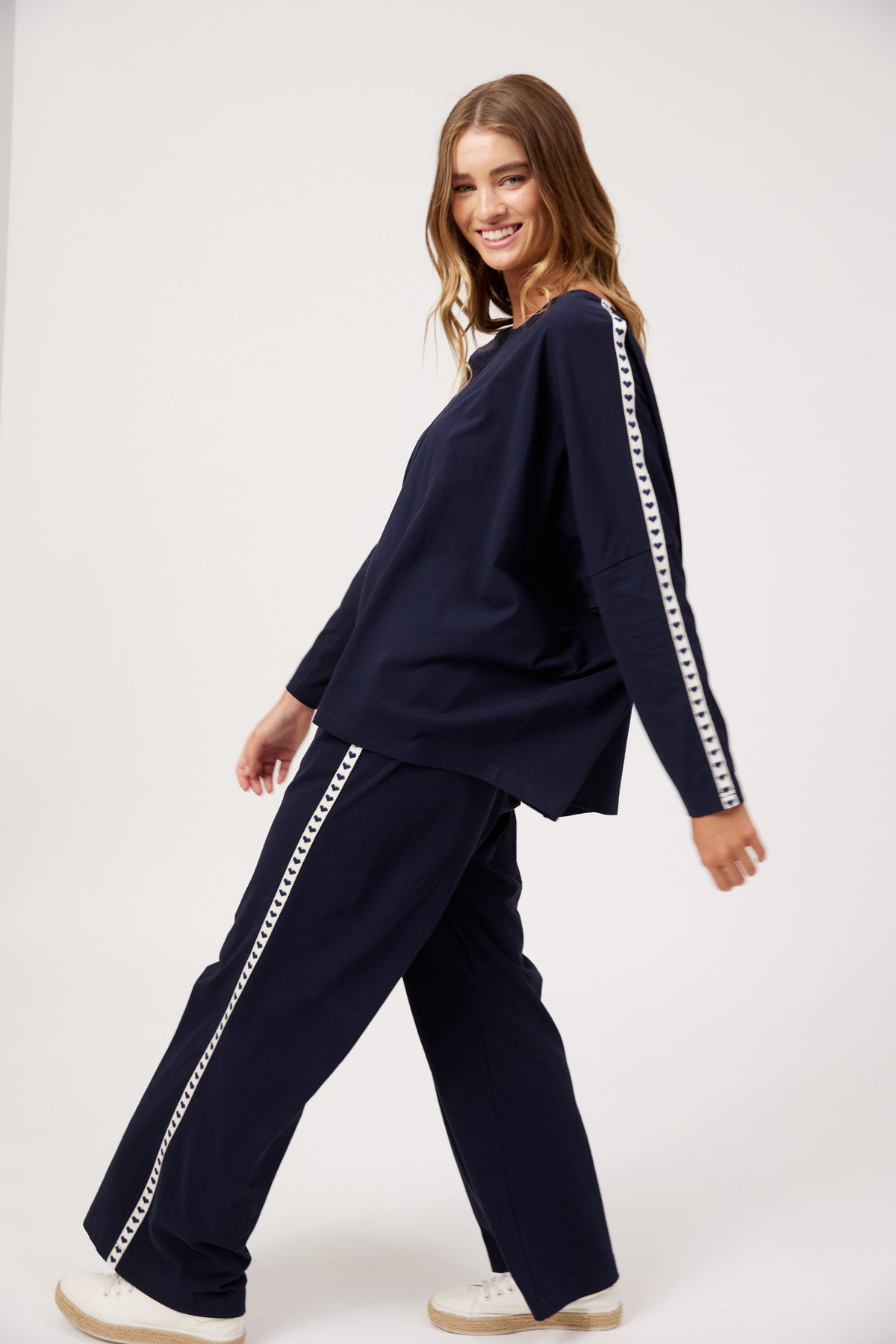 Haven Elba Heart Pant - Navy