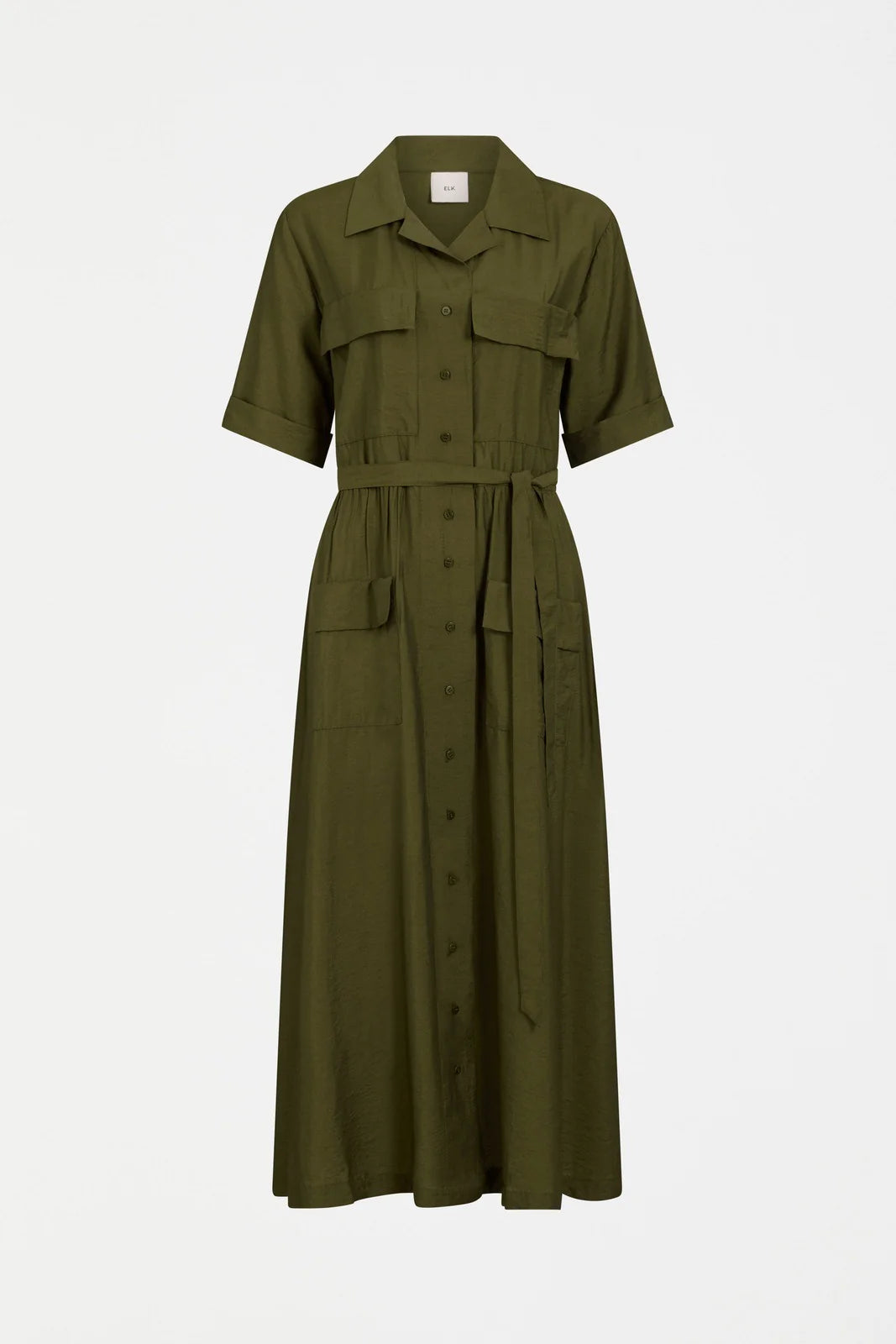 Eine Shirt Dress - Bright Olive