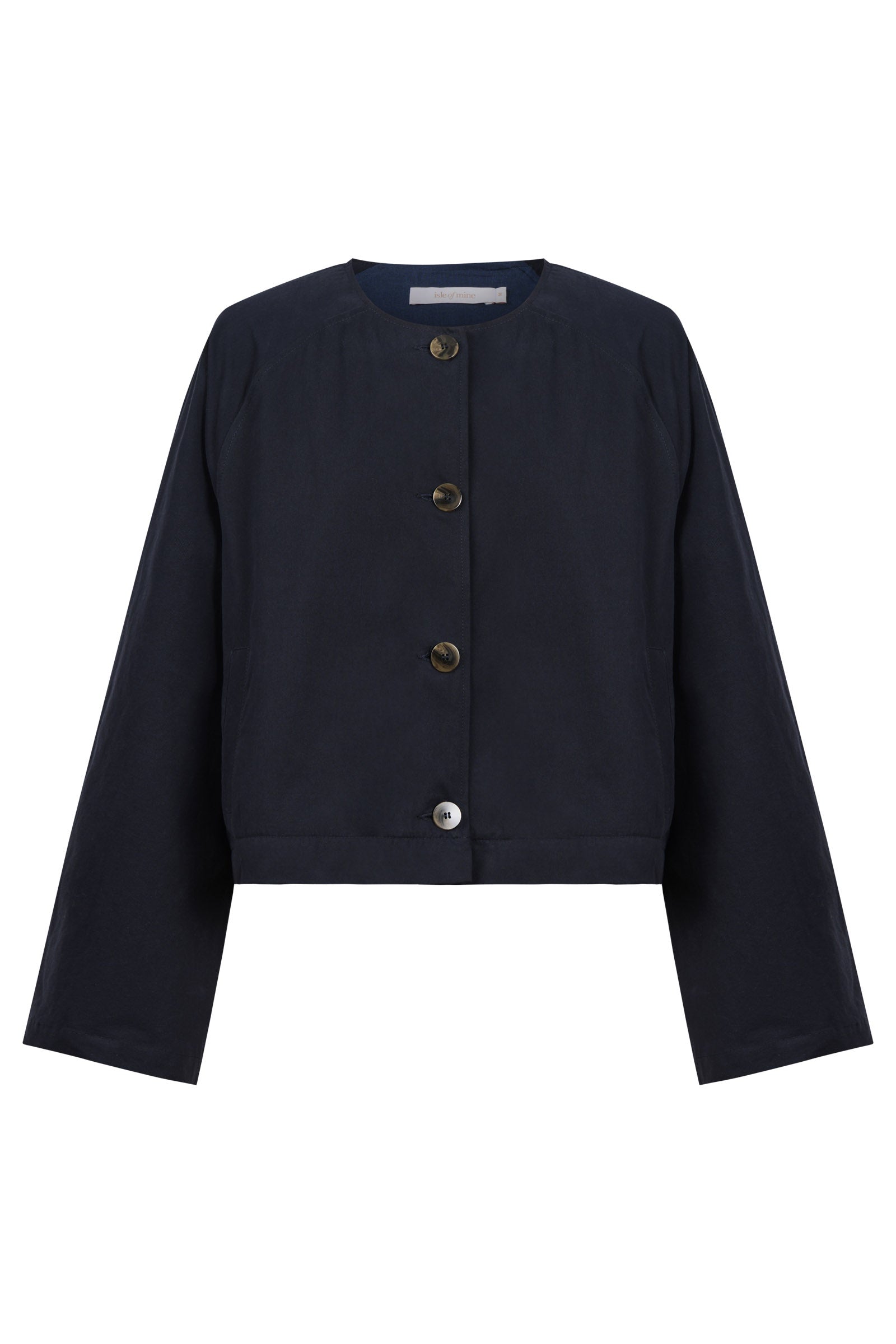 Farida Convertible Coat - Navy