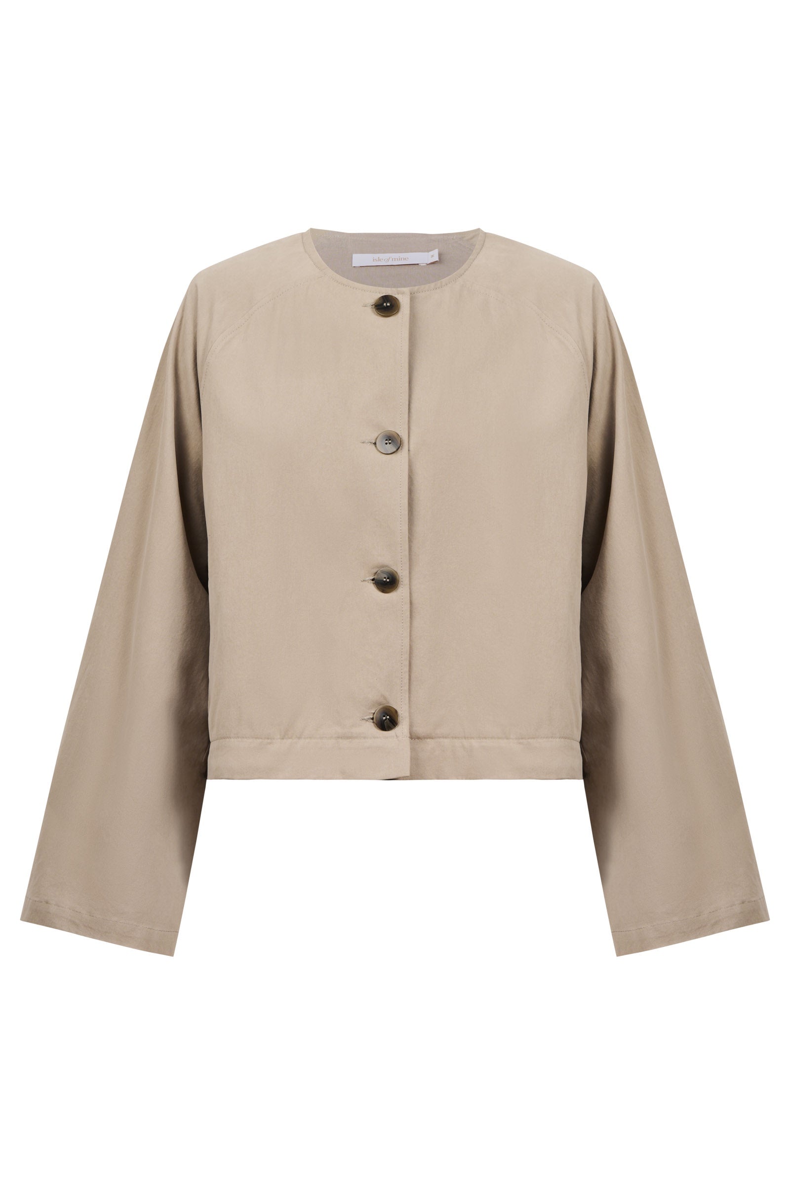 Farida Convertible Coat - Stone