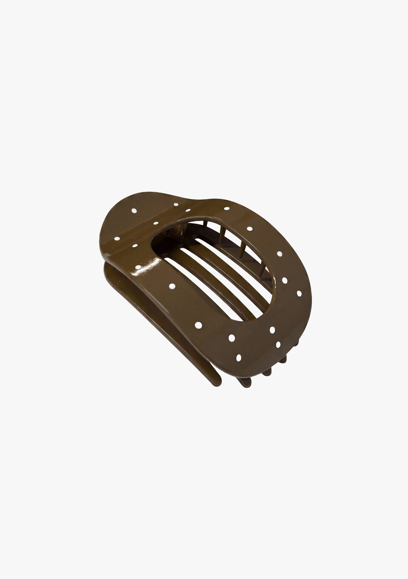 Stella + Gemma Hair Claw Oblong - Espresso
