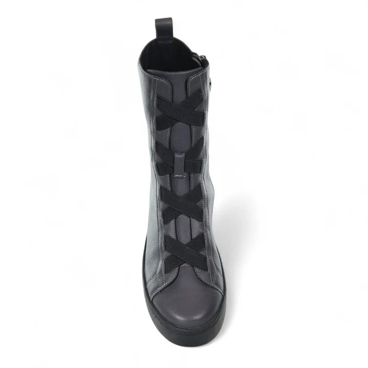 Katerina Boot - Slate Grey / Black Elastic & Sole COMING SOON