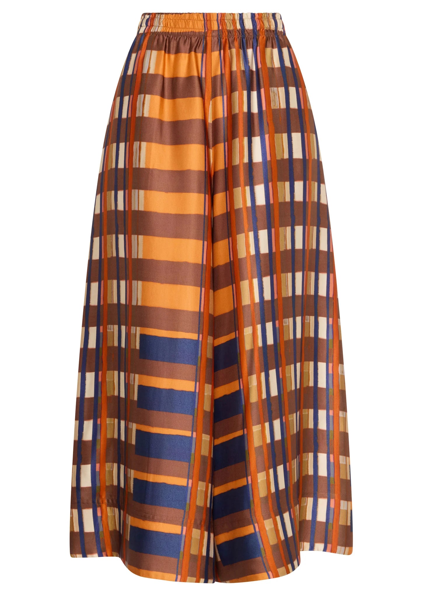 Lattice Pant - Amber Check
