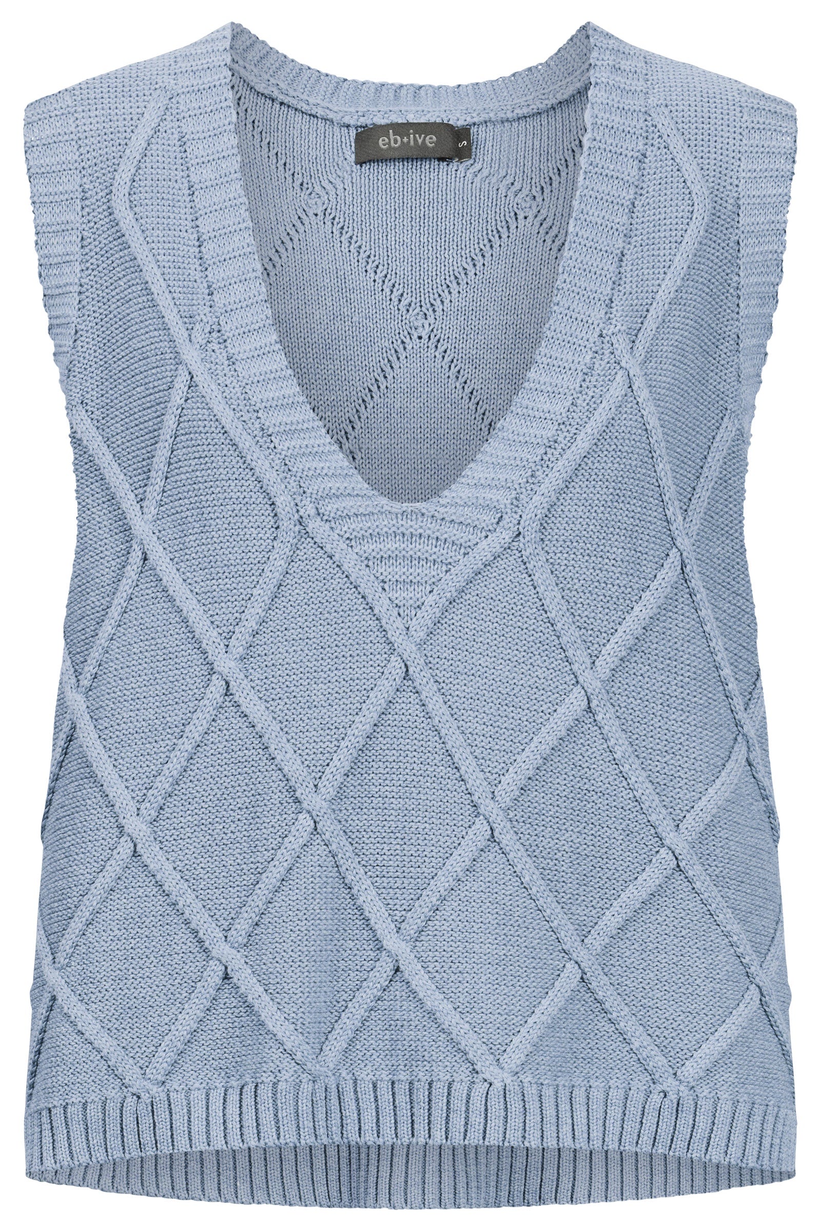 Liora Knit Vest - Lake