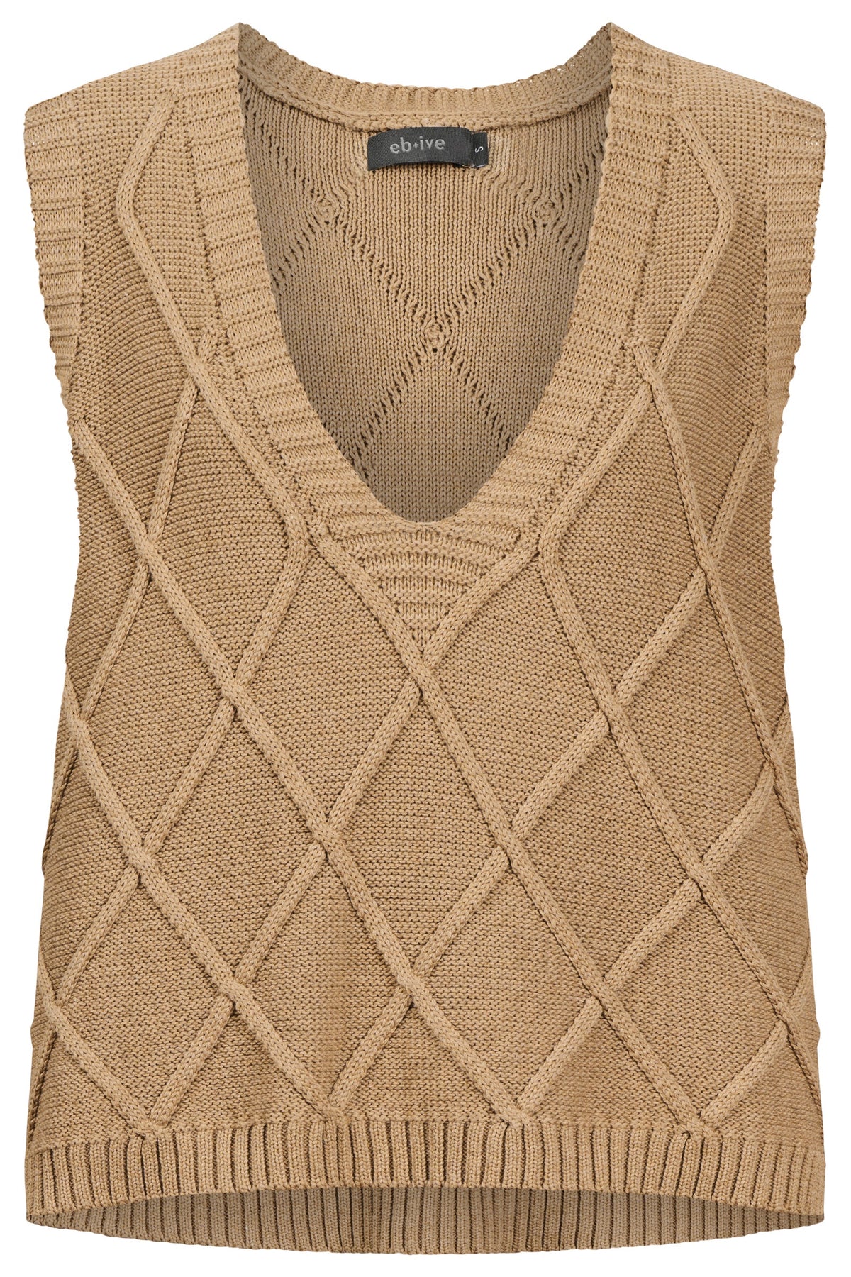 Eb + Ive Liora Knit Vest - Mocha