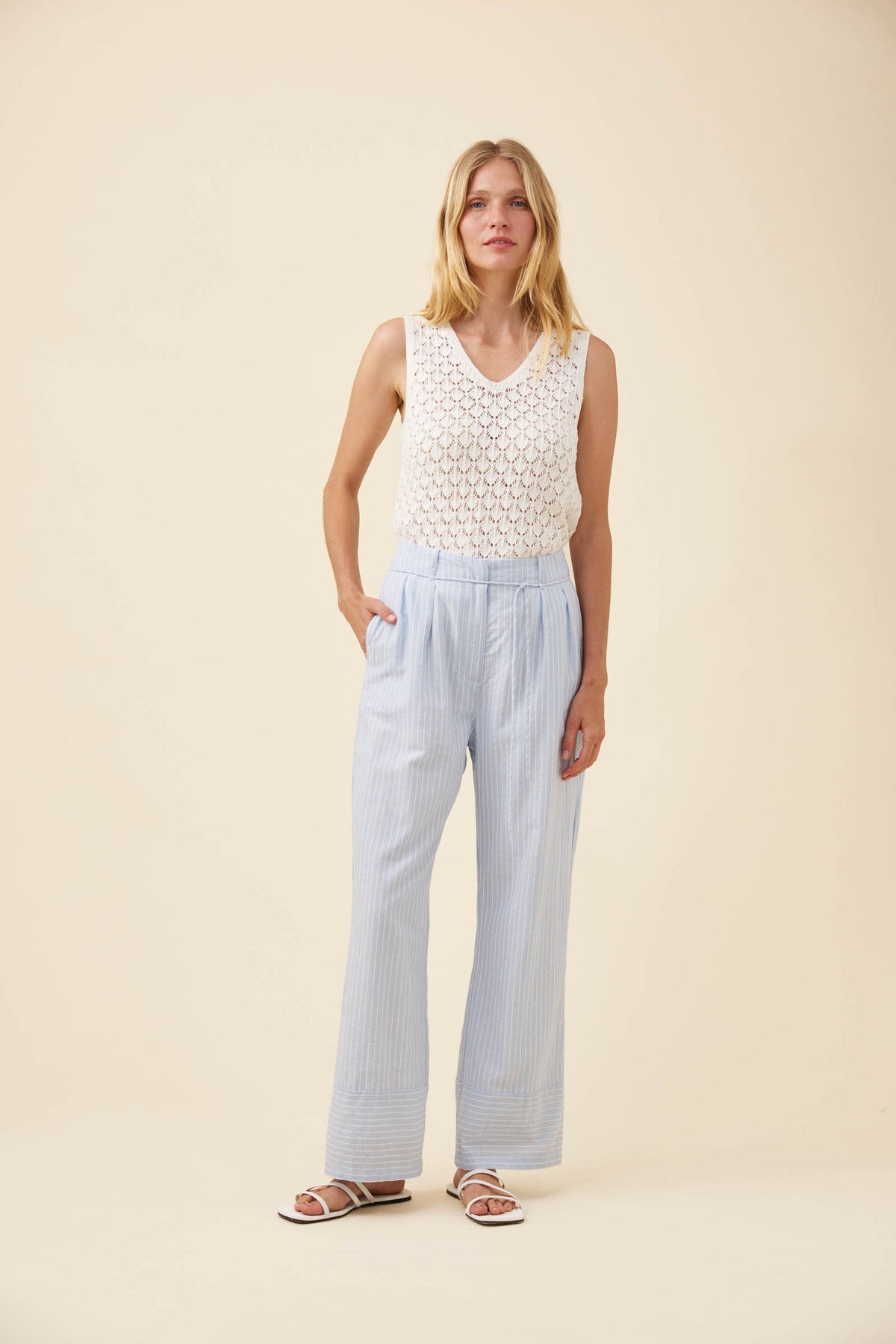 Isle of Mine Lyndell Pant - Light Blue