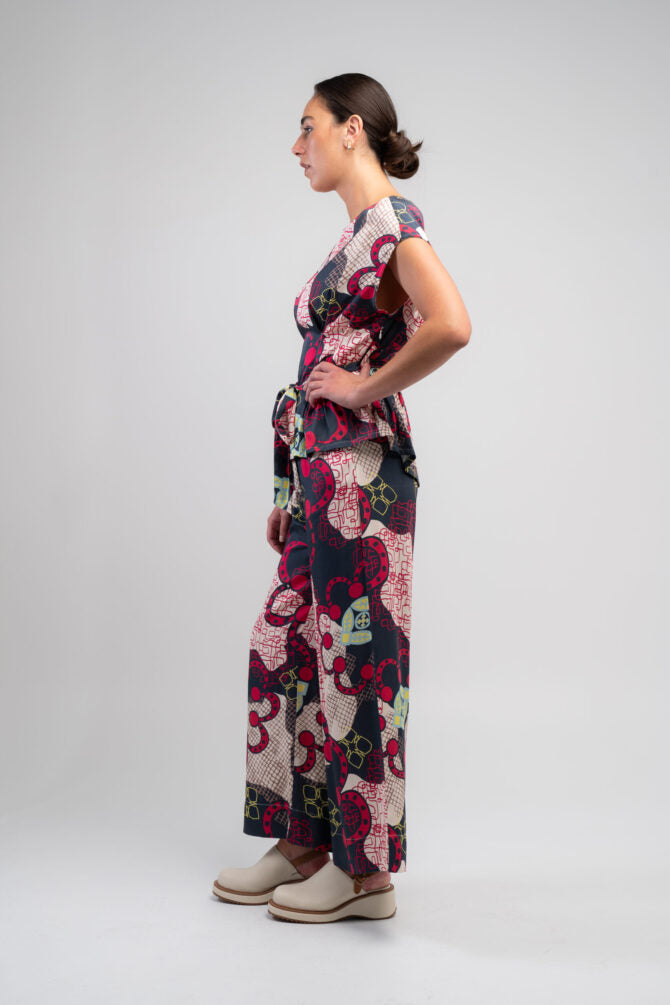 Marakesh 7/8 Palazzo Pant - Multi