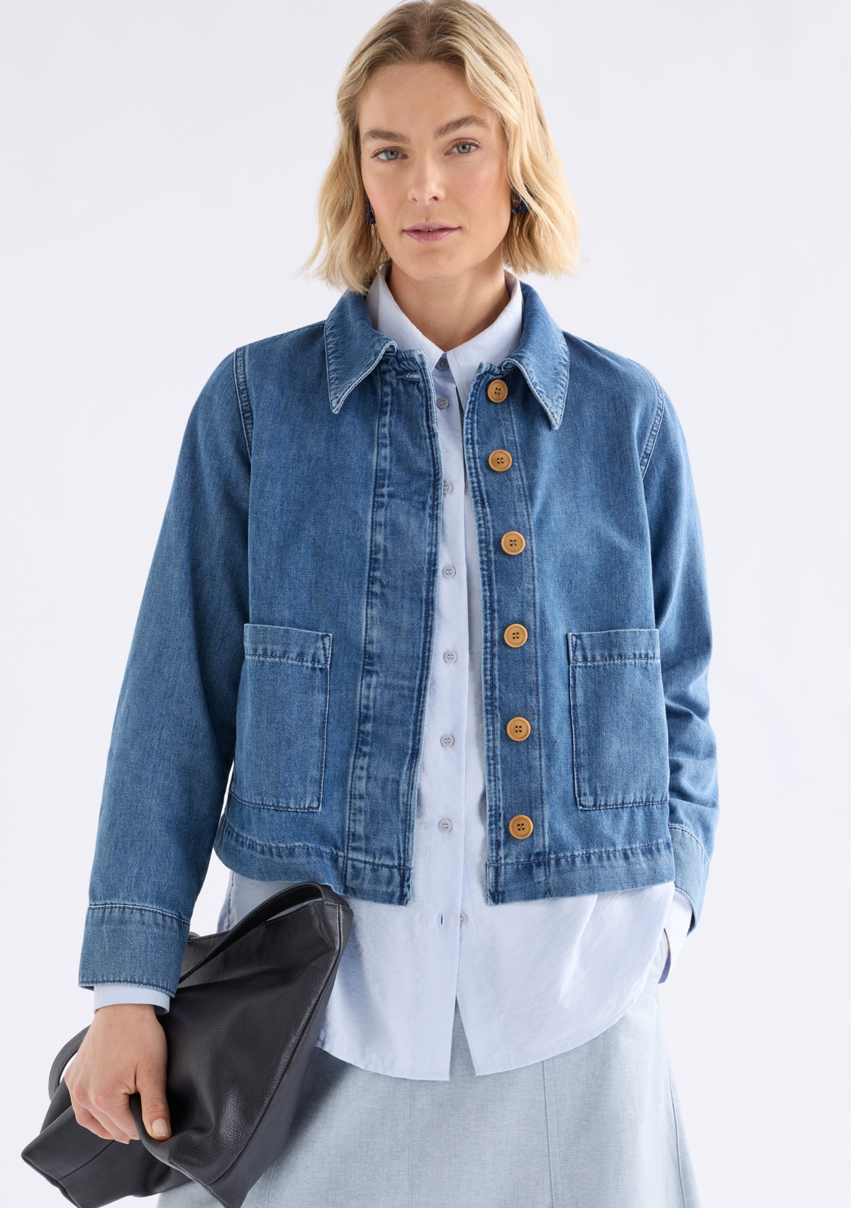 Marn Denim Jacket - Dark Blue Wash – Mirror Mirror Boutique