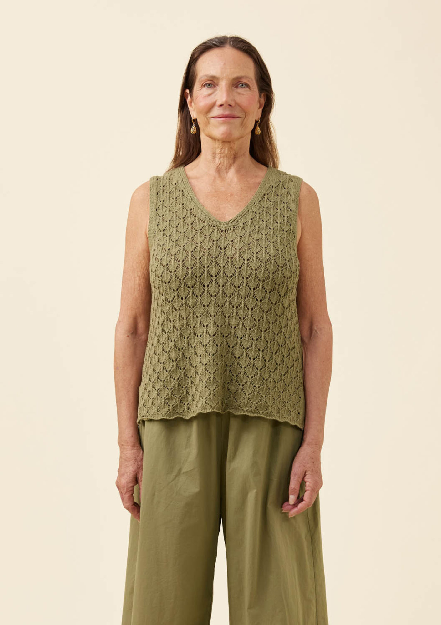 Mia Knit Top - Sage