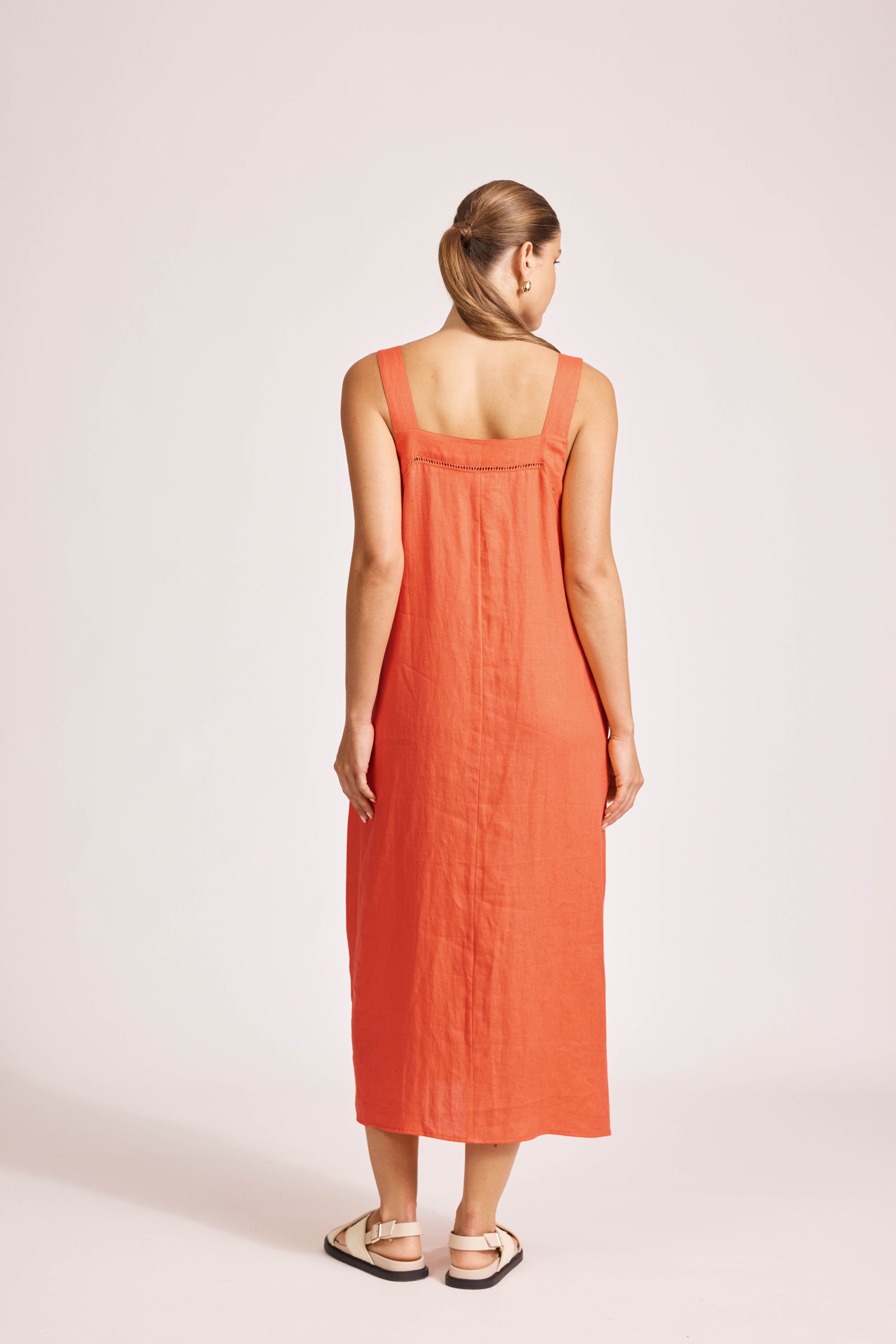 Miramar Tank Maxi Dress - Coral