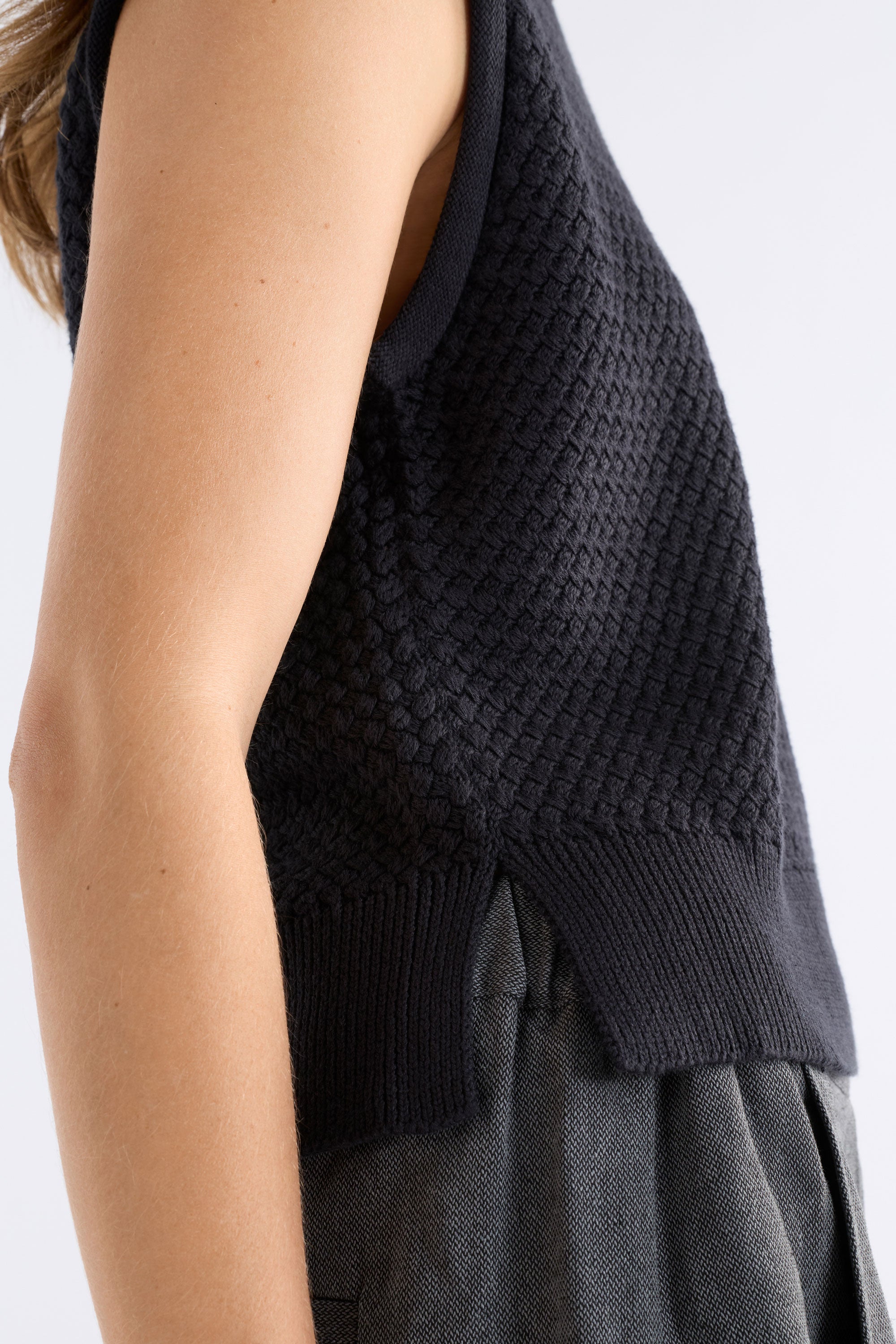Naya Knit Vest - Black COMING SOON