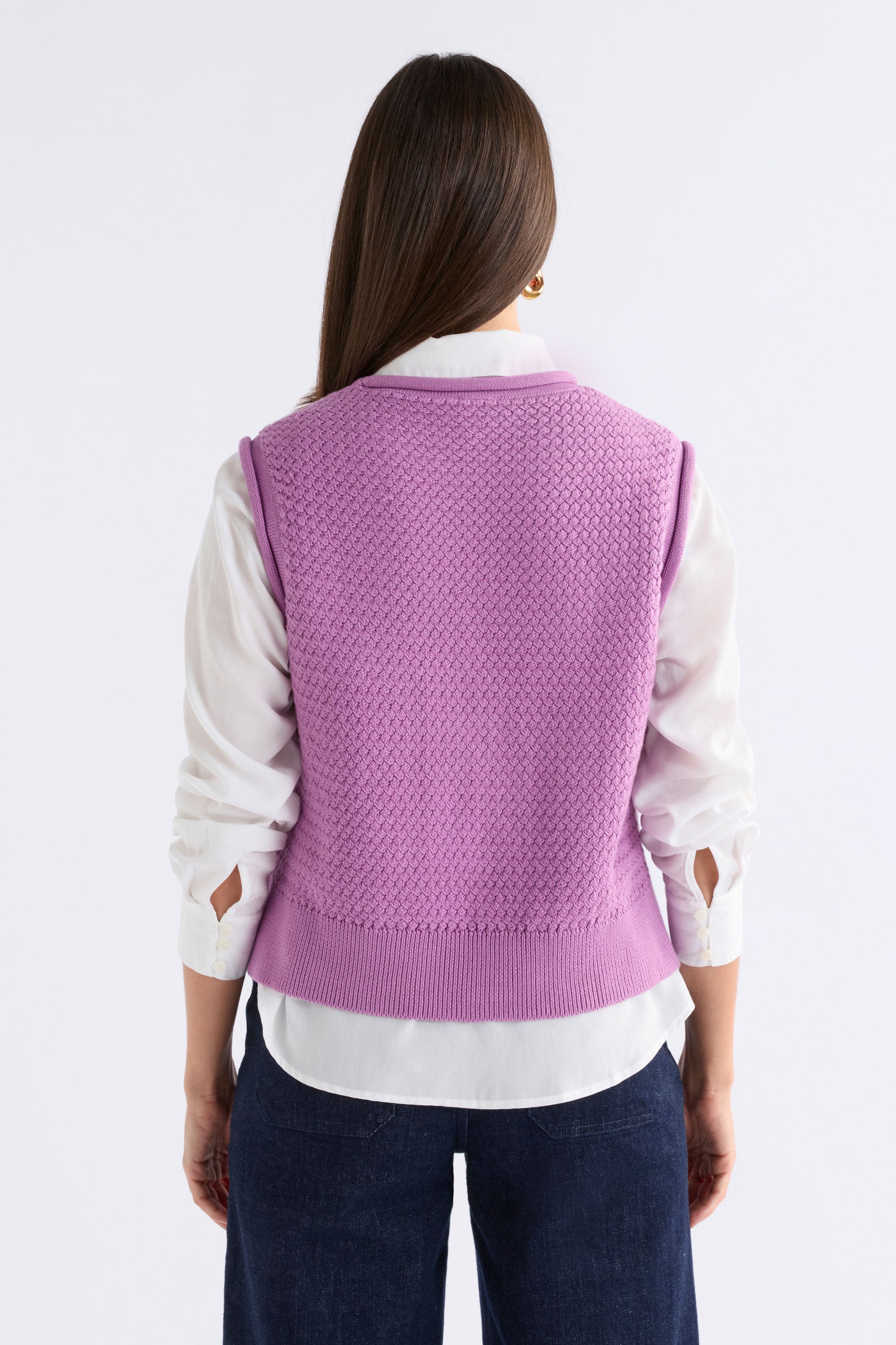Naya Knit Vest - Violet COMING SOON