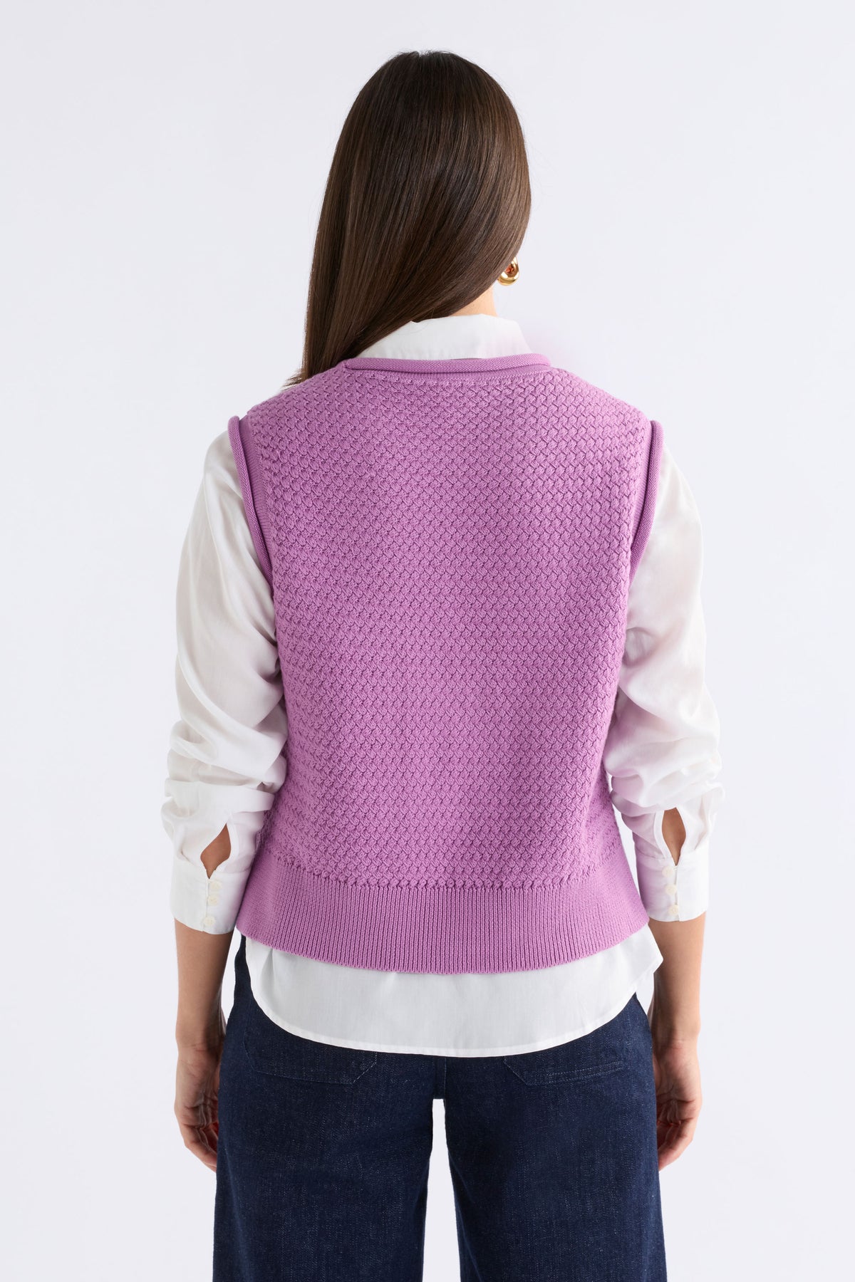 Elk Naya Knit Vest - Violet